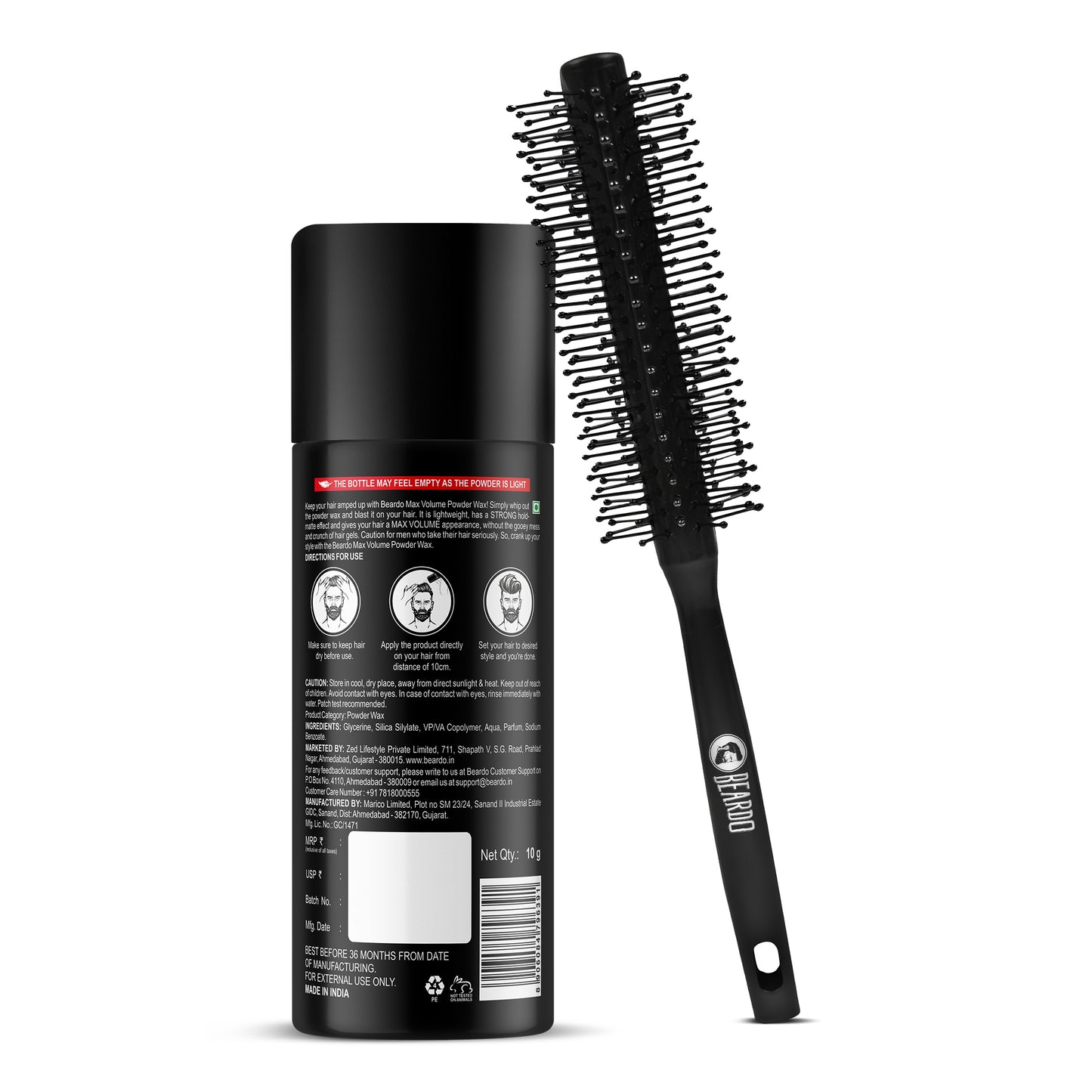 Beardo Hair Volumizing Powder Wax Kit