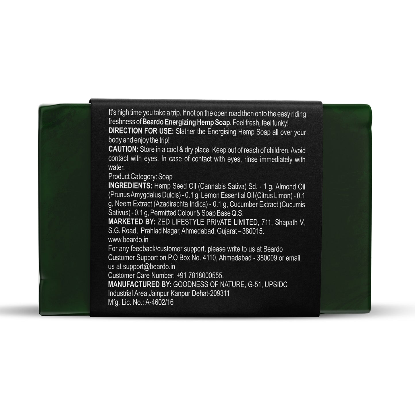 Beardo Energizing Hemp Soap