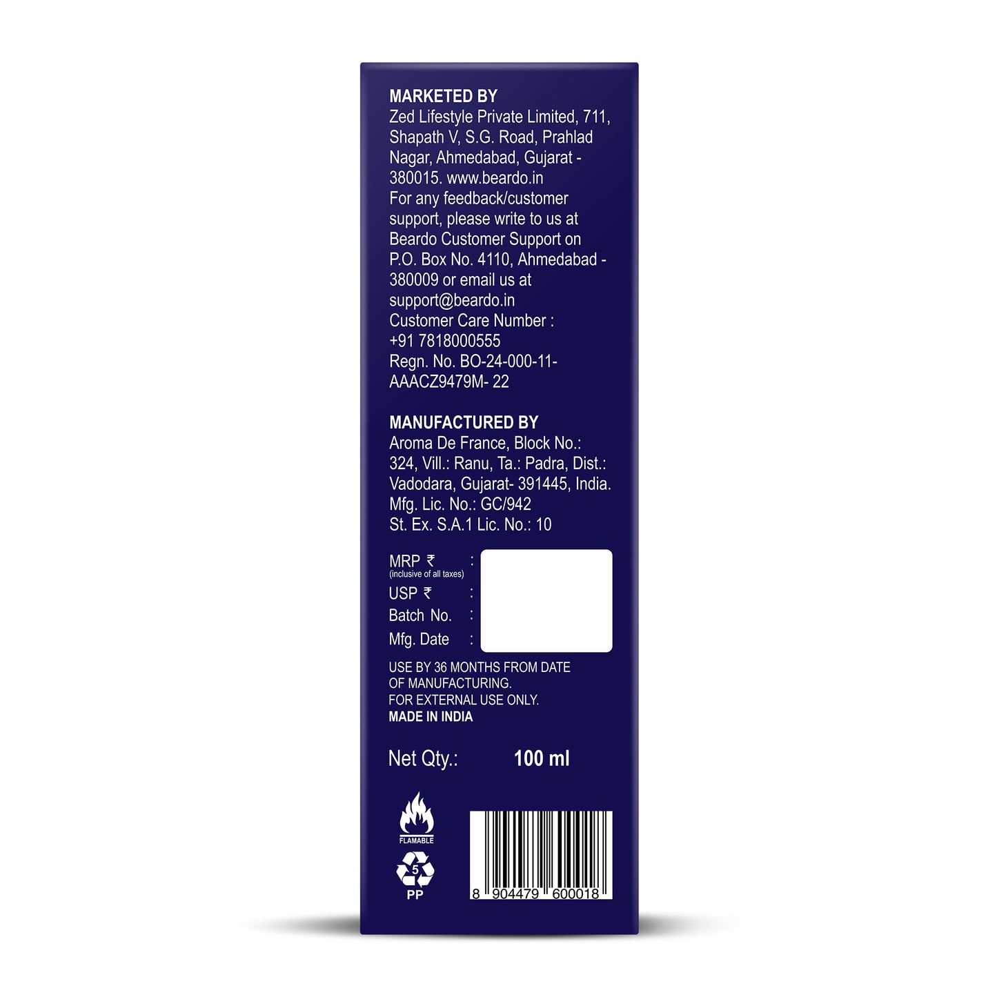 Beardo LSD Perfume EDP (100ml)