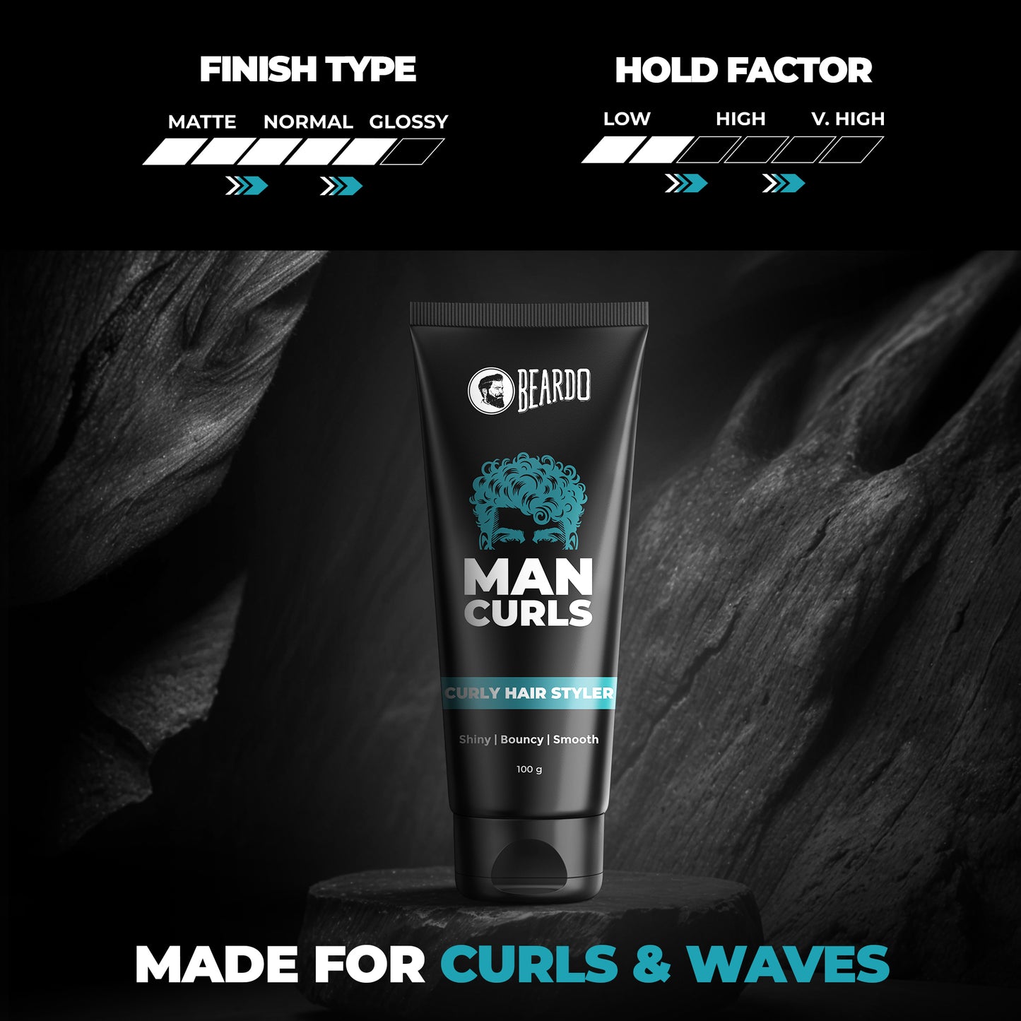 Beardo Man Curls Curly Hair Styler (100g)