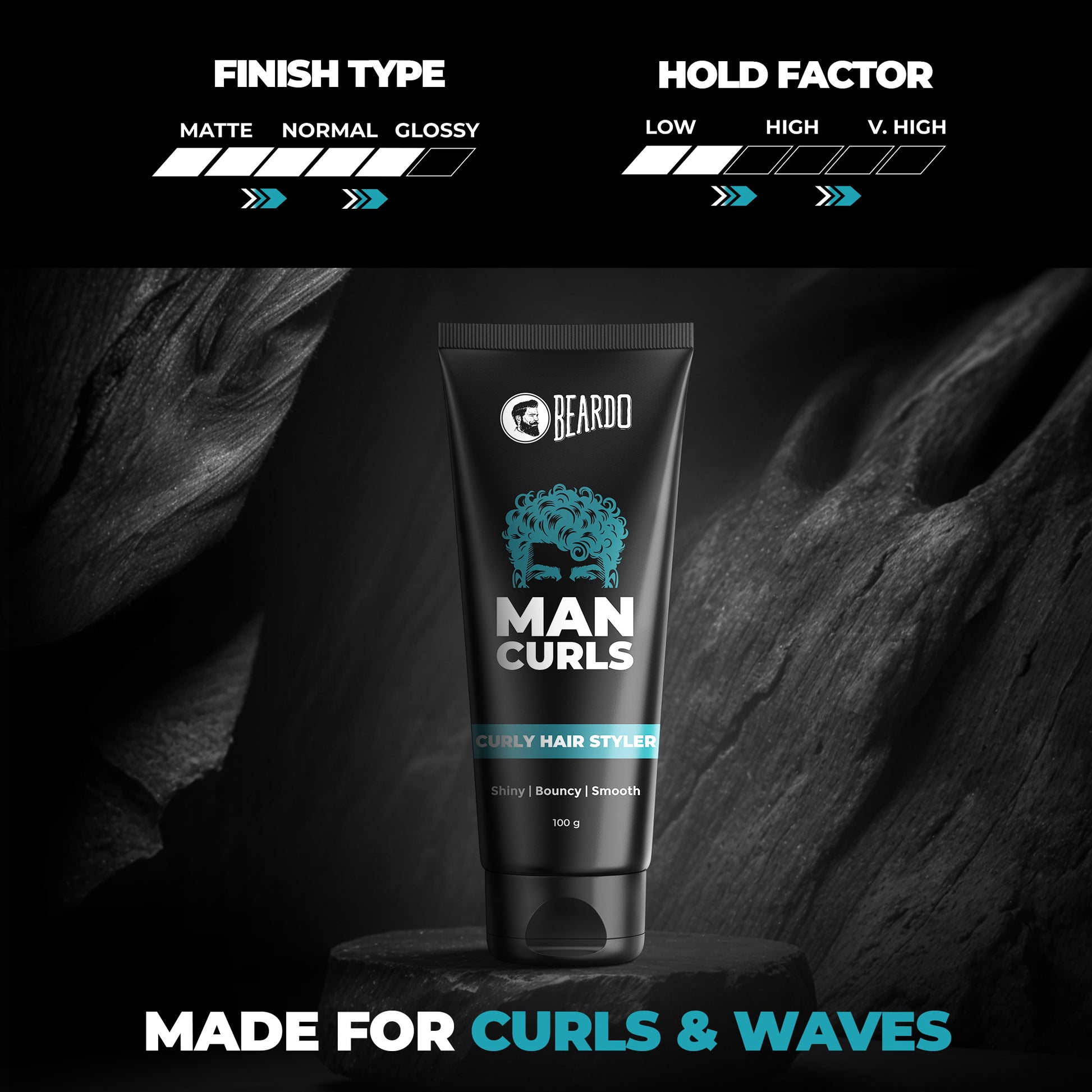 Beardo Man Curls Curly Hair Styler (100g)
