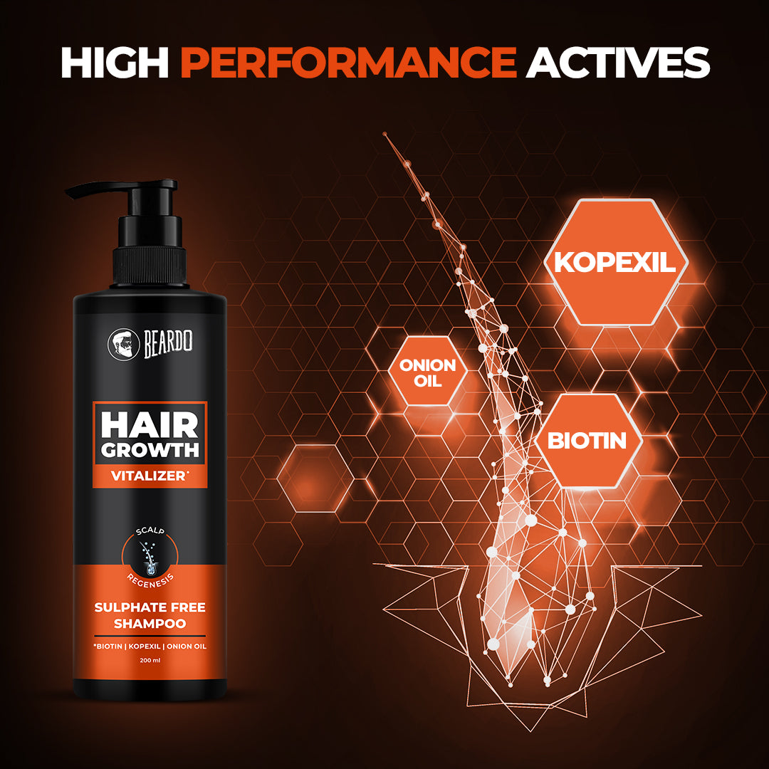 biotin shampoo, onion oil, kopexil