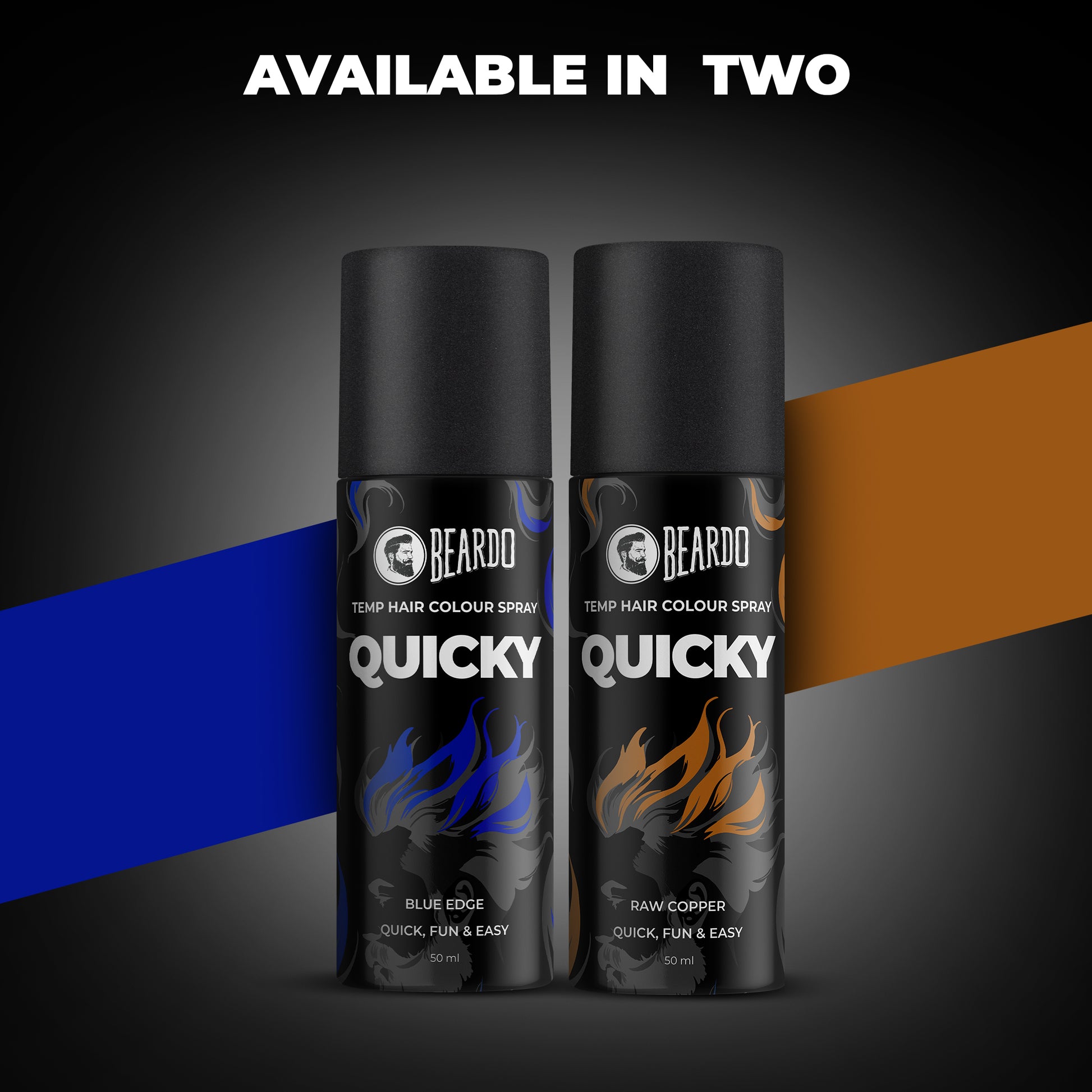 Beardo Quicky Temp Hair Color Spray Raw Copper (50ml)