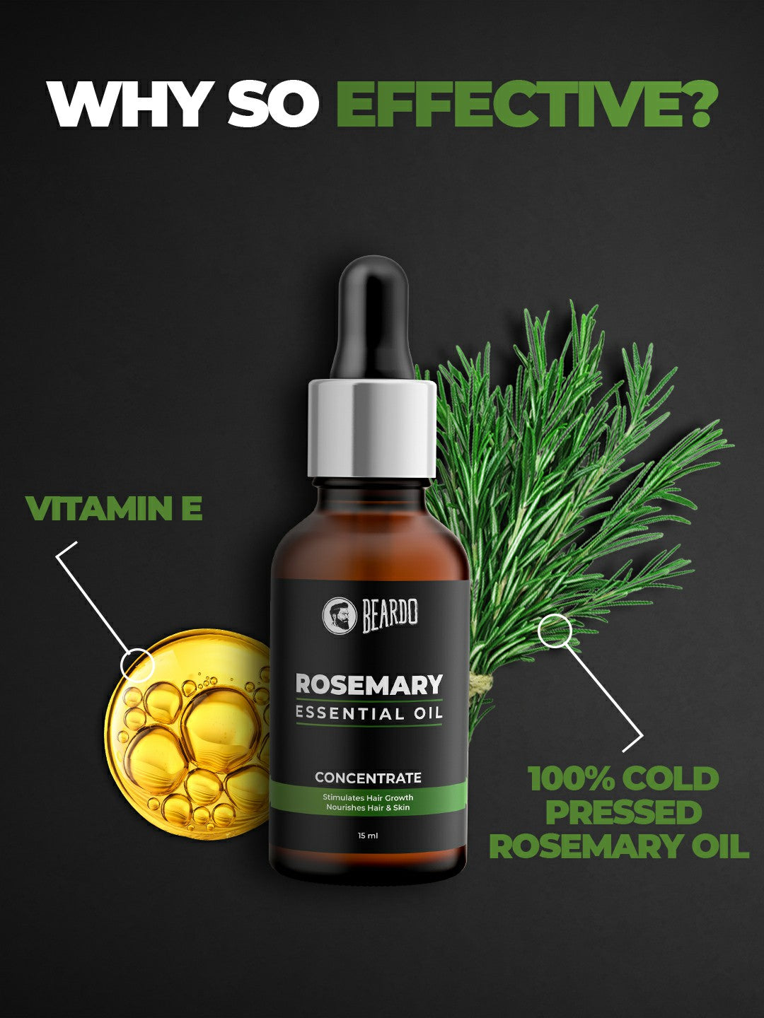 Beardo Rosemary Essential Oil Benefits