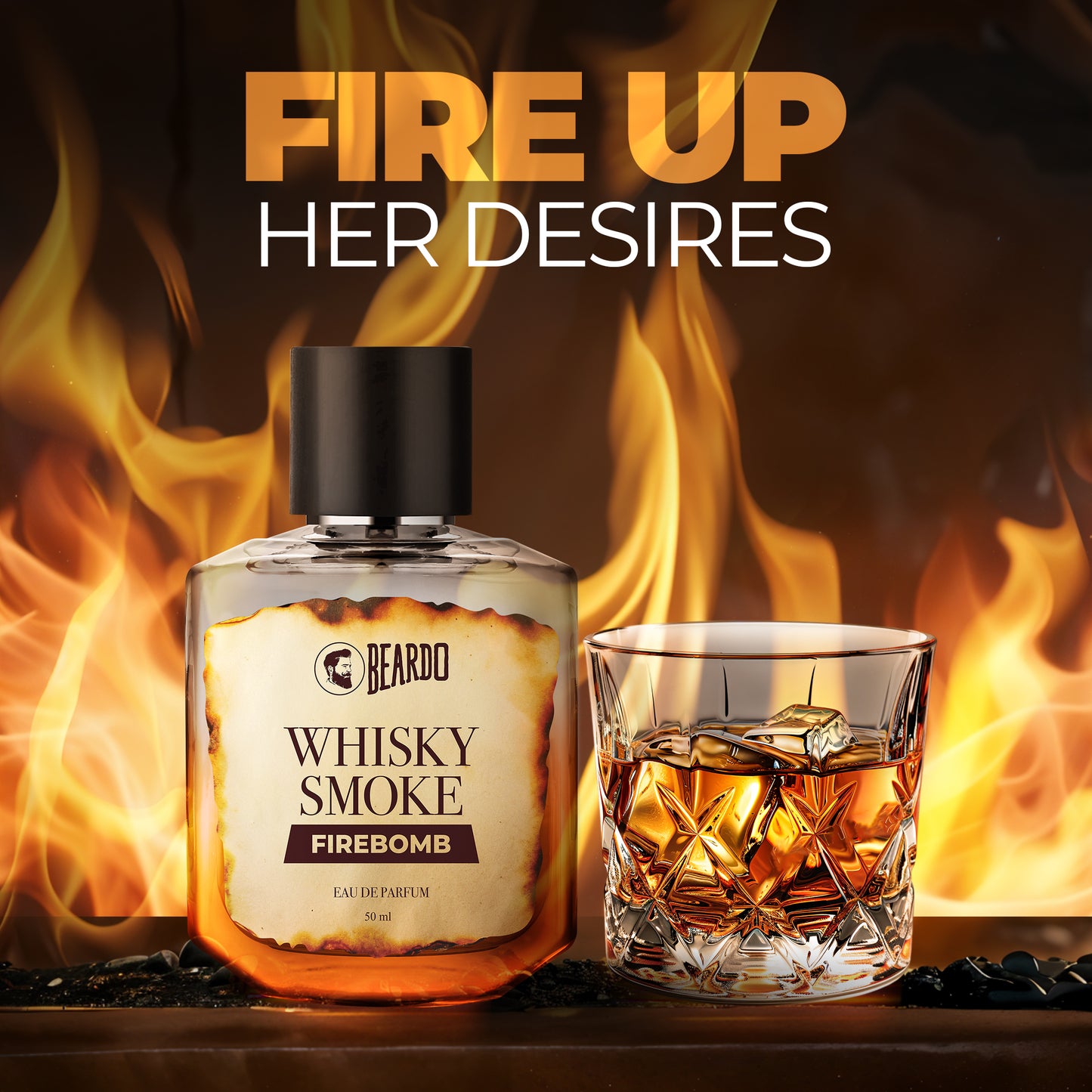 Beardo Whisky Smoke Firebomb Perfume EDP
