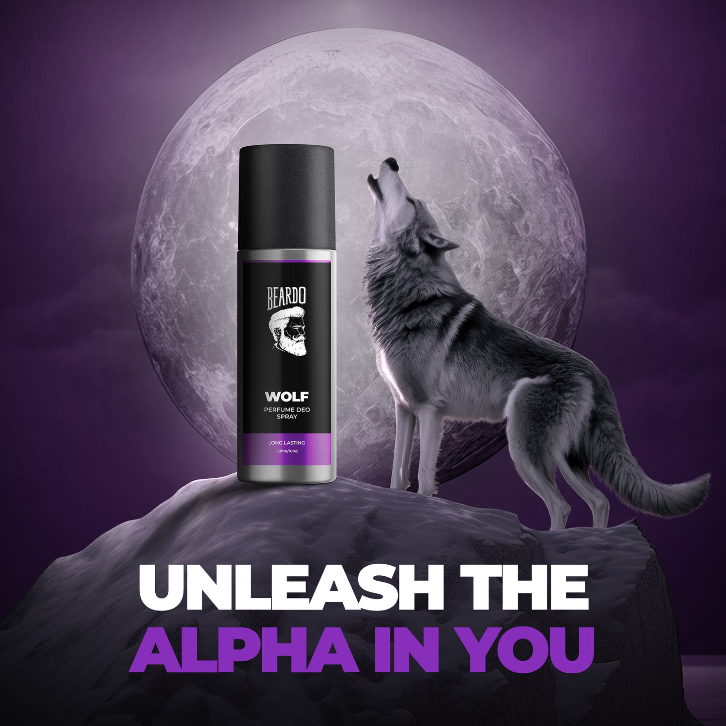 Beardo Wolf Perfume Deo Spray (150ml)