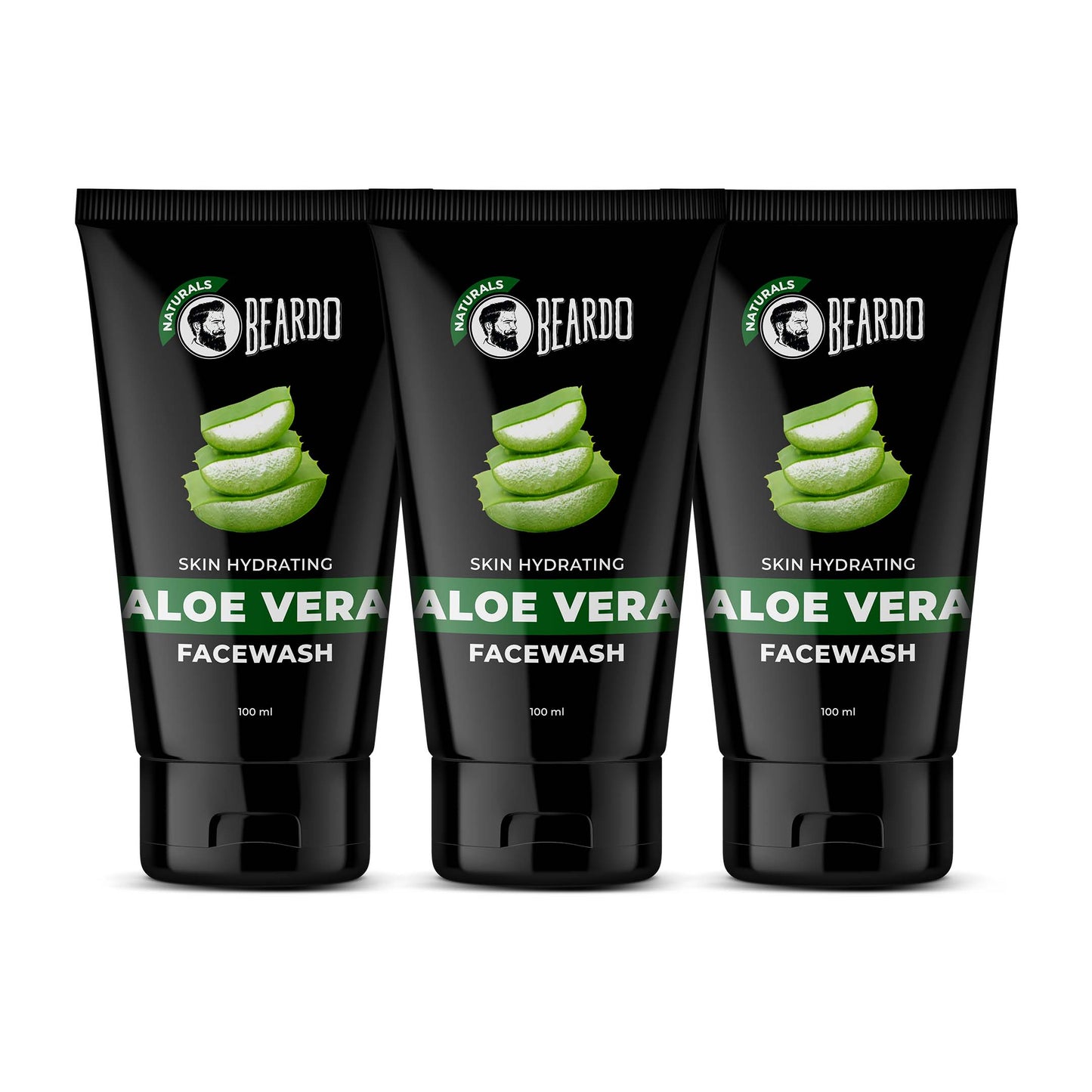 Beardo ALOE VERA Natural Facewash (For Dry Skin) (3x100ml)