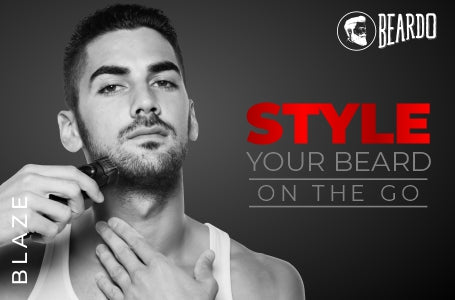Portable beard styling tool for on-the-go grooming