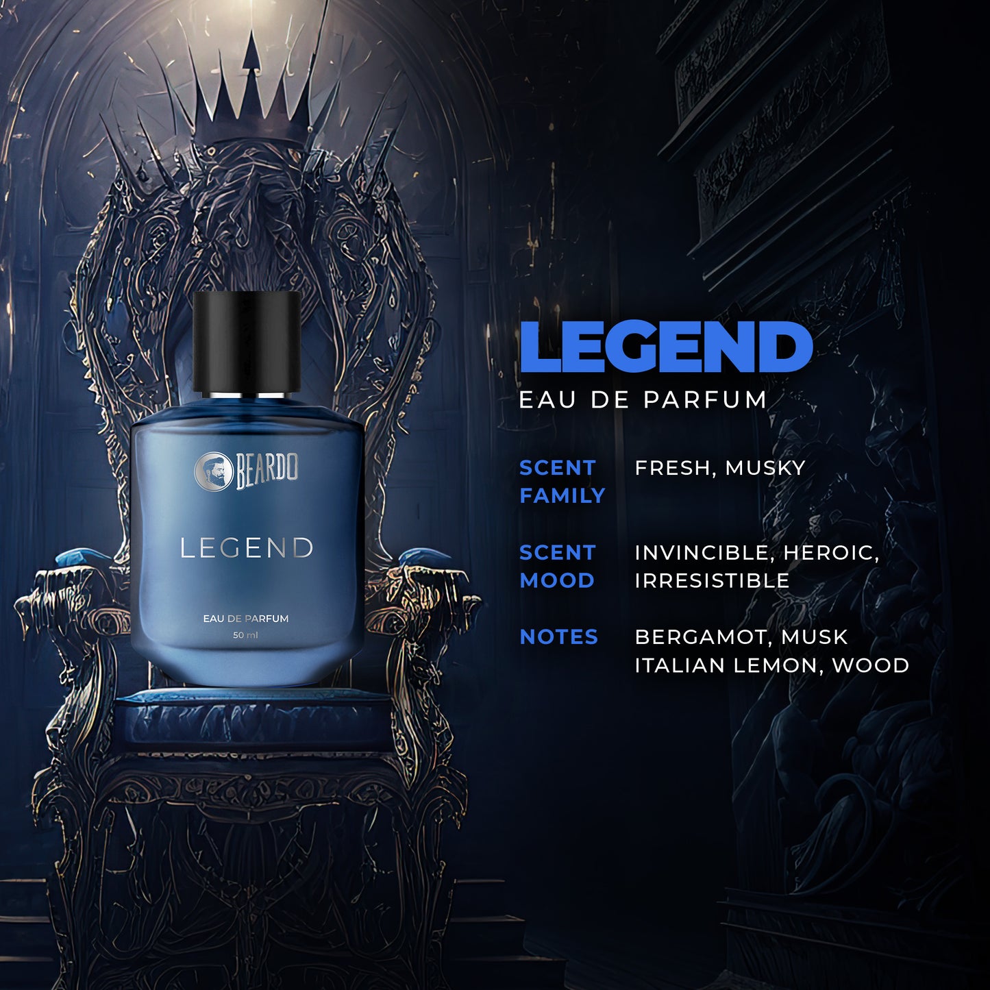Beardo Legend Perfume EDP (50ml)