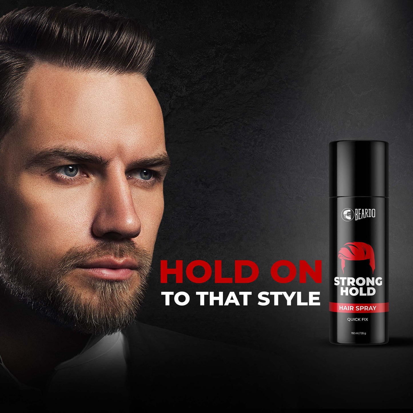 Beardo Strong Hold Hair Spray For Men