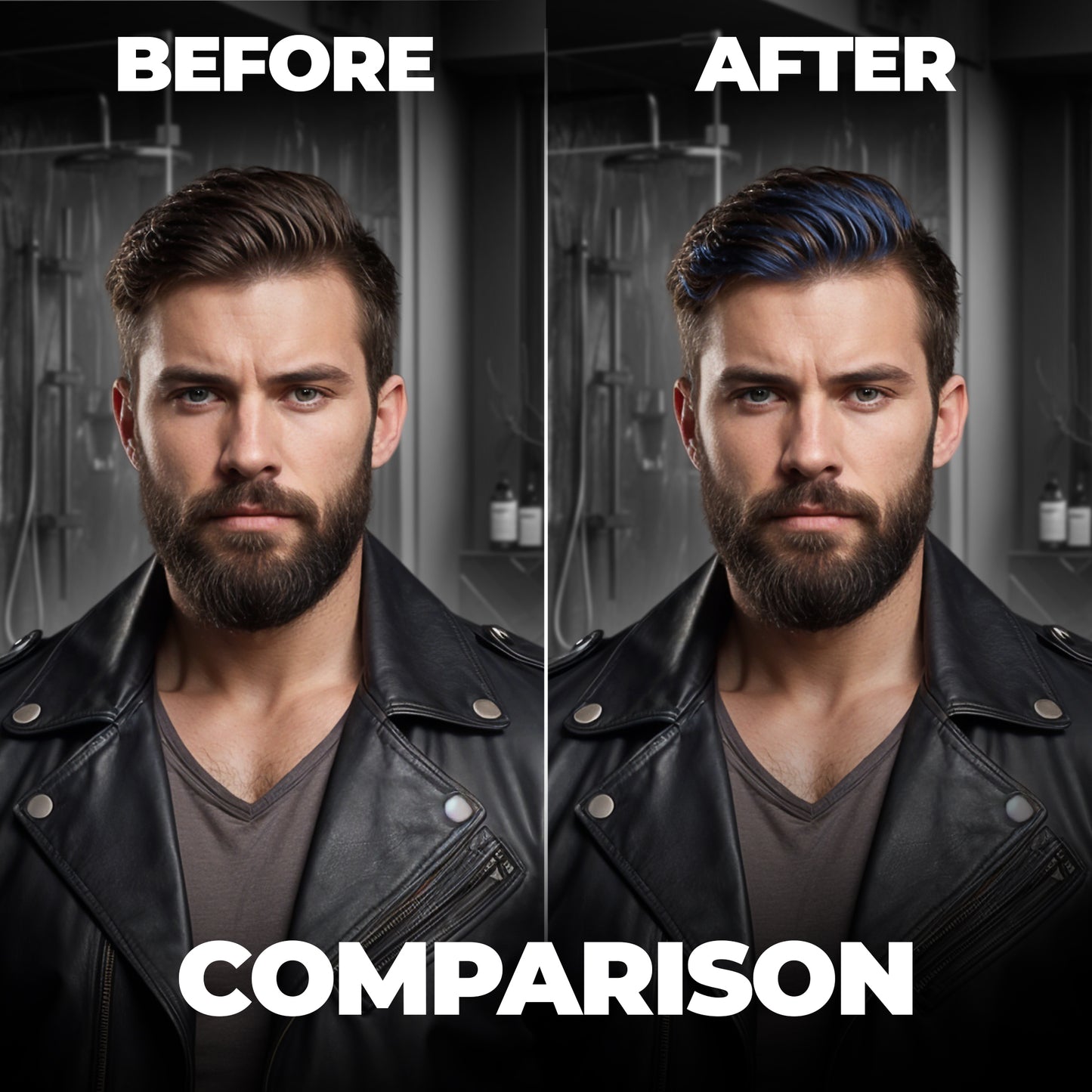 Beardo Dye Hard Temporary Hair Color Metallic Blue