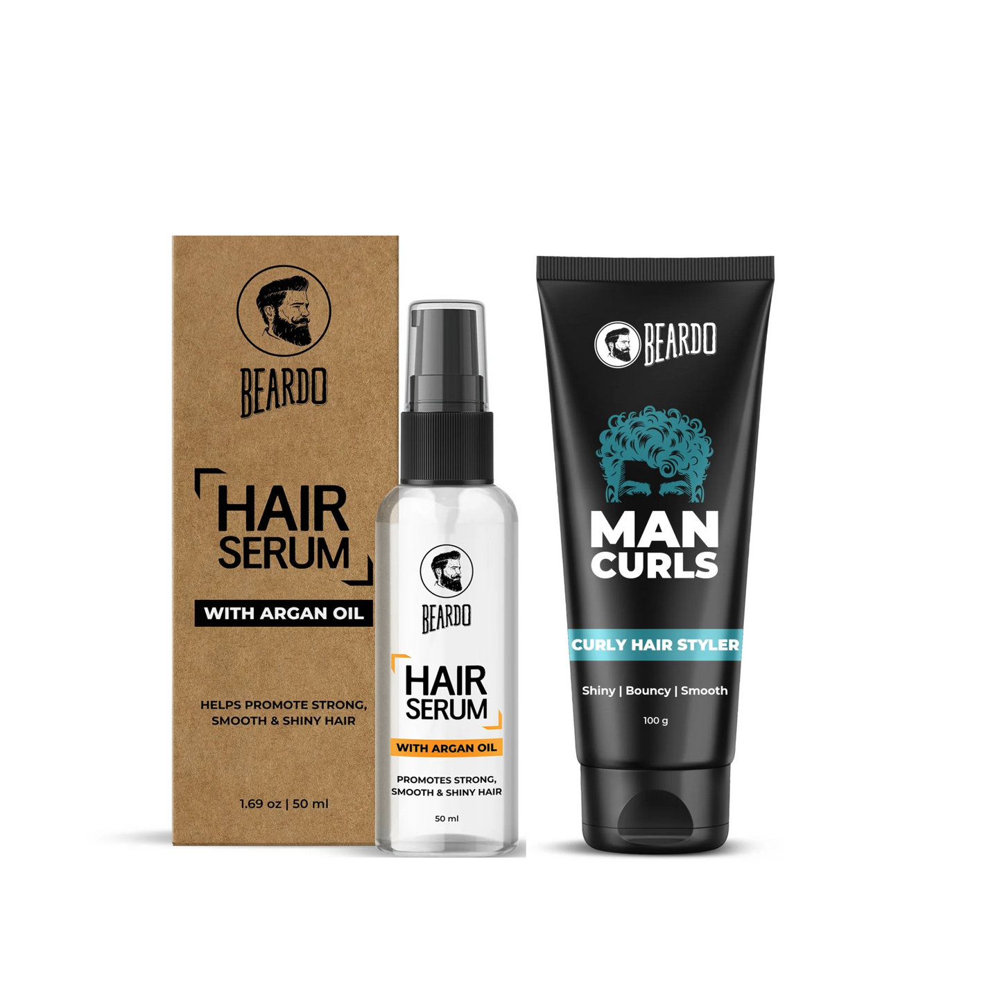 Beardo Man Curls Combo