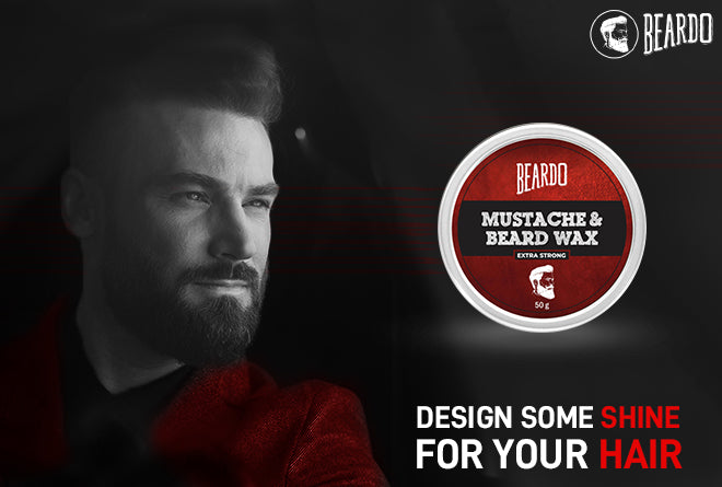 Mustache and beard wax by beardo