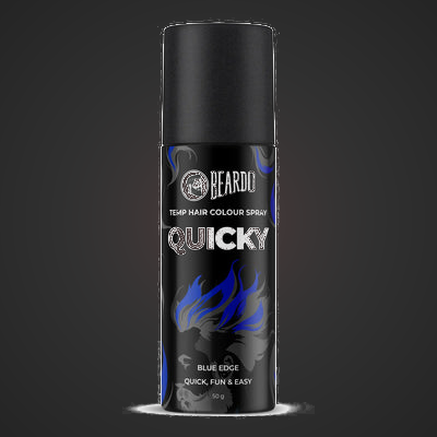 Quicky Temp Hair Color Spray Blue Edge (50ml)