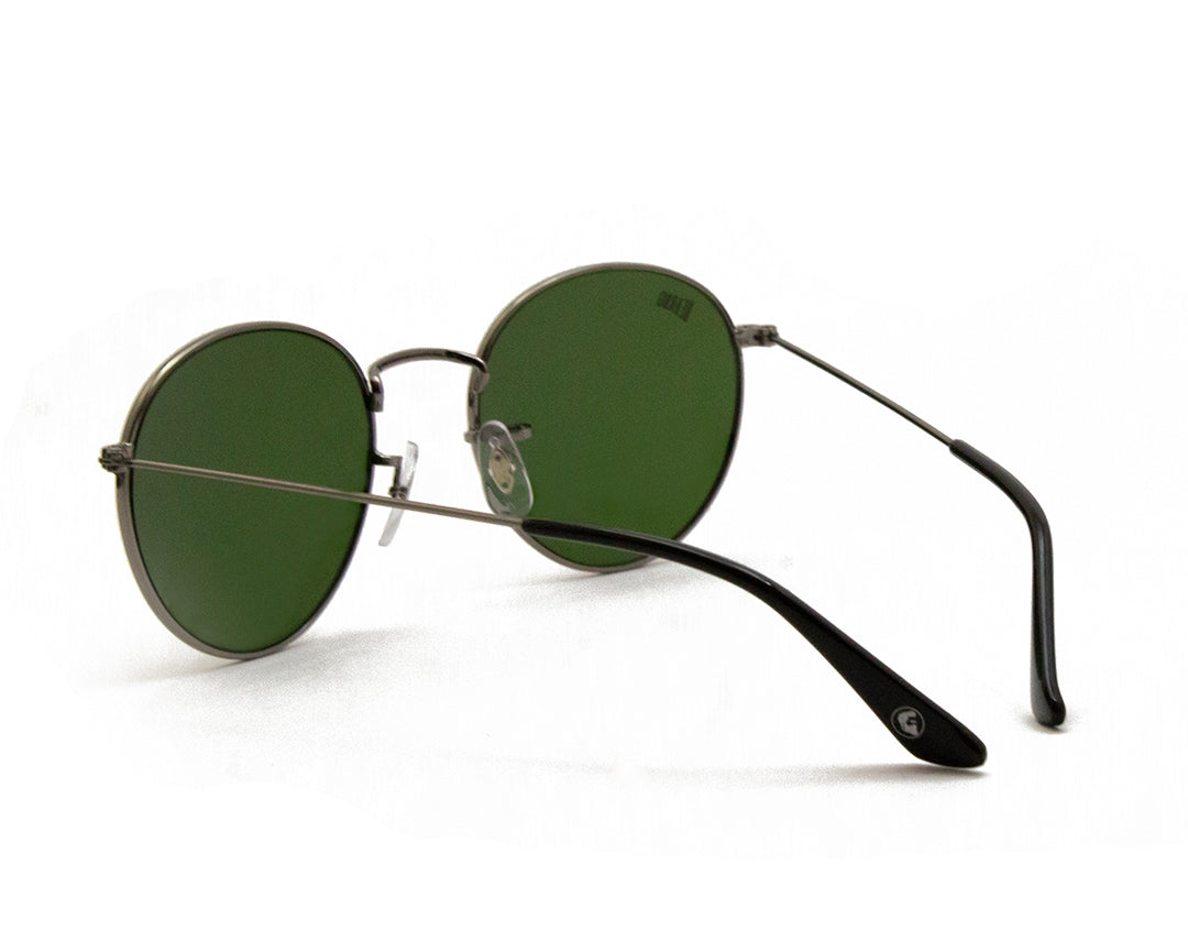 Beardo Mobster Sunglasses-Gun Metal UV-Pro