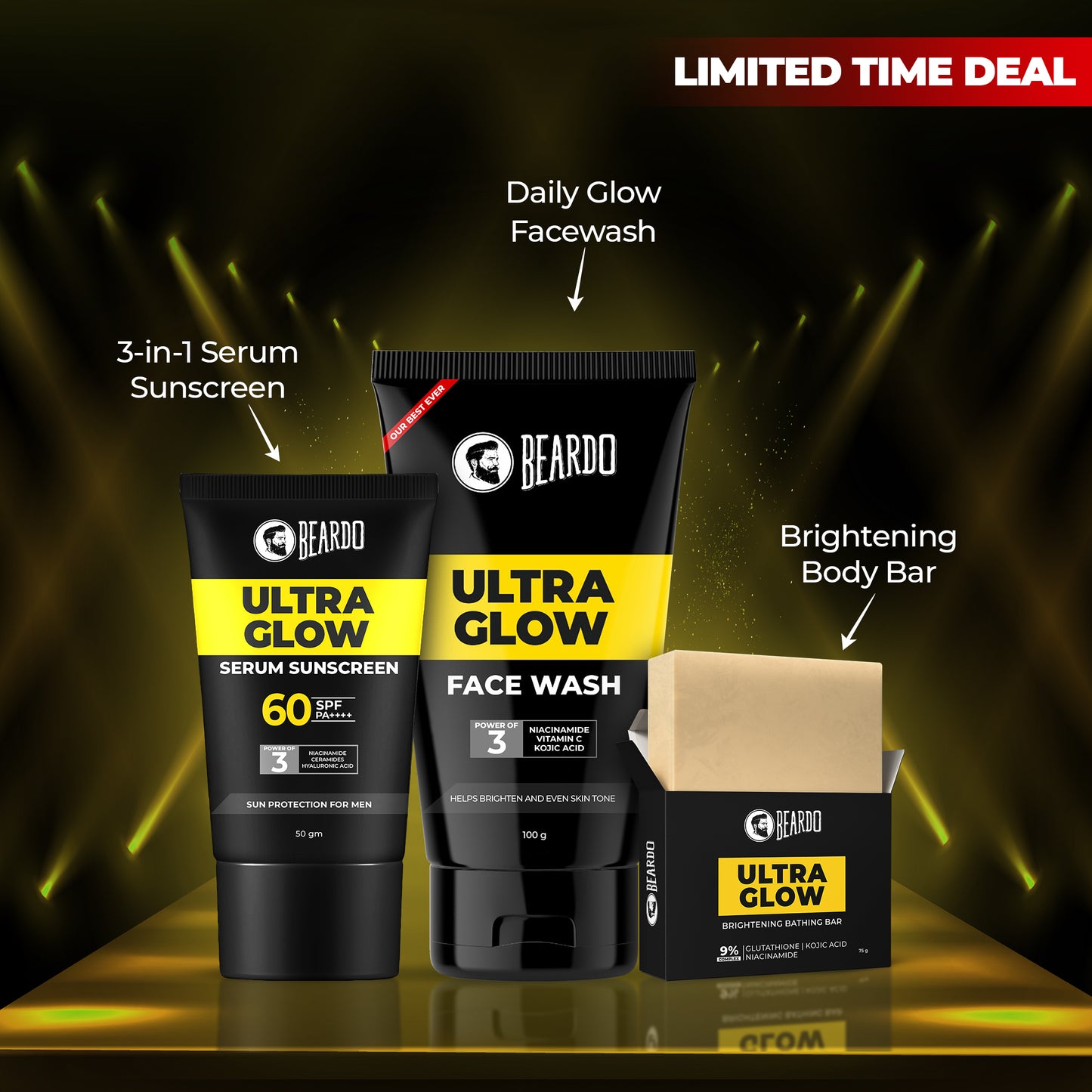Beardo Ultra Glow-up kit