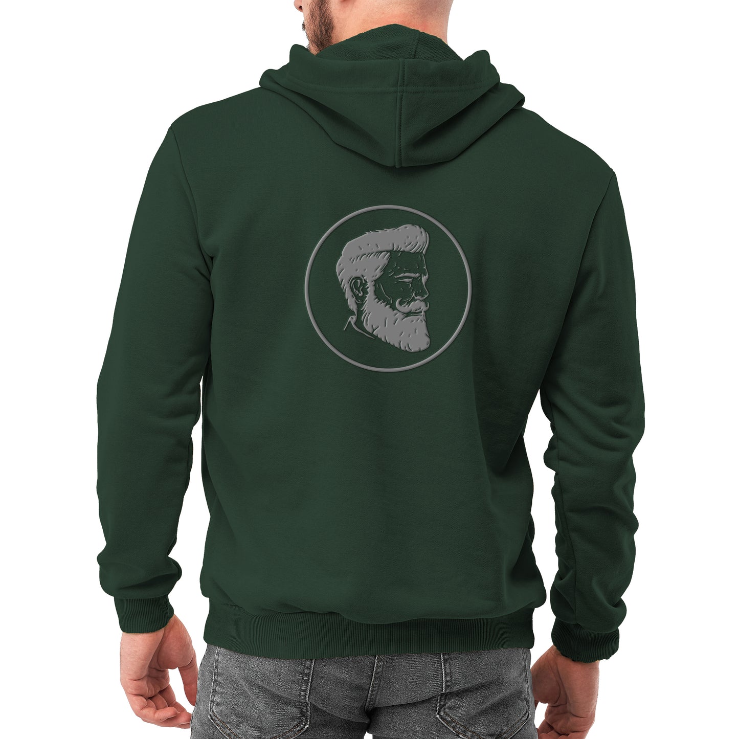 Beardo Raw Real Unfiltered Hoodie Green