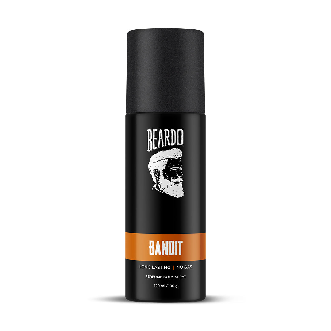 beardo bandit perfume, beardo bandit, beardo bandit body spray, beardo bandit perfume body spray, long lasting smell, strong fragrance