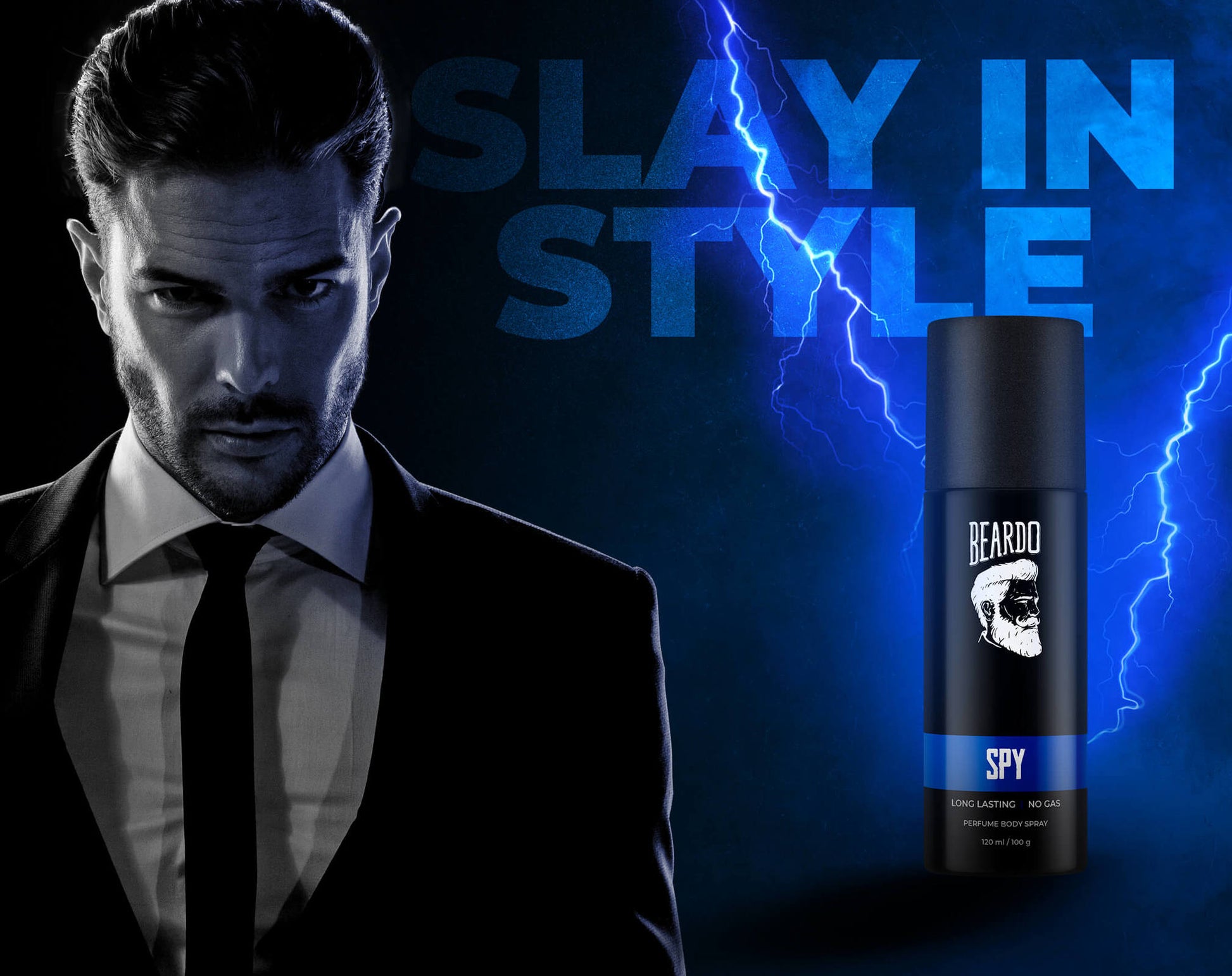Beardo SPY Perfume Body Spray (120ml)