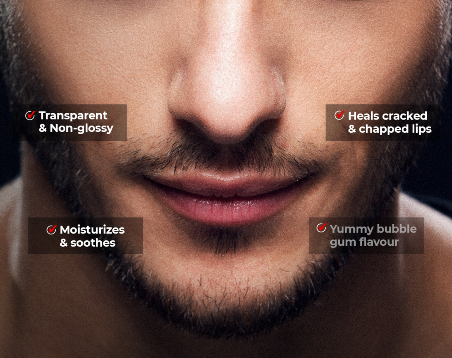 best lip balm for men, chapped lips, Beardo lip balm