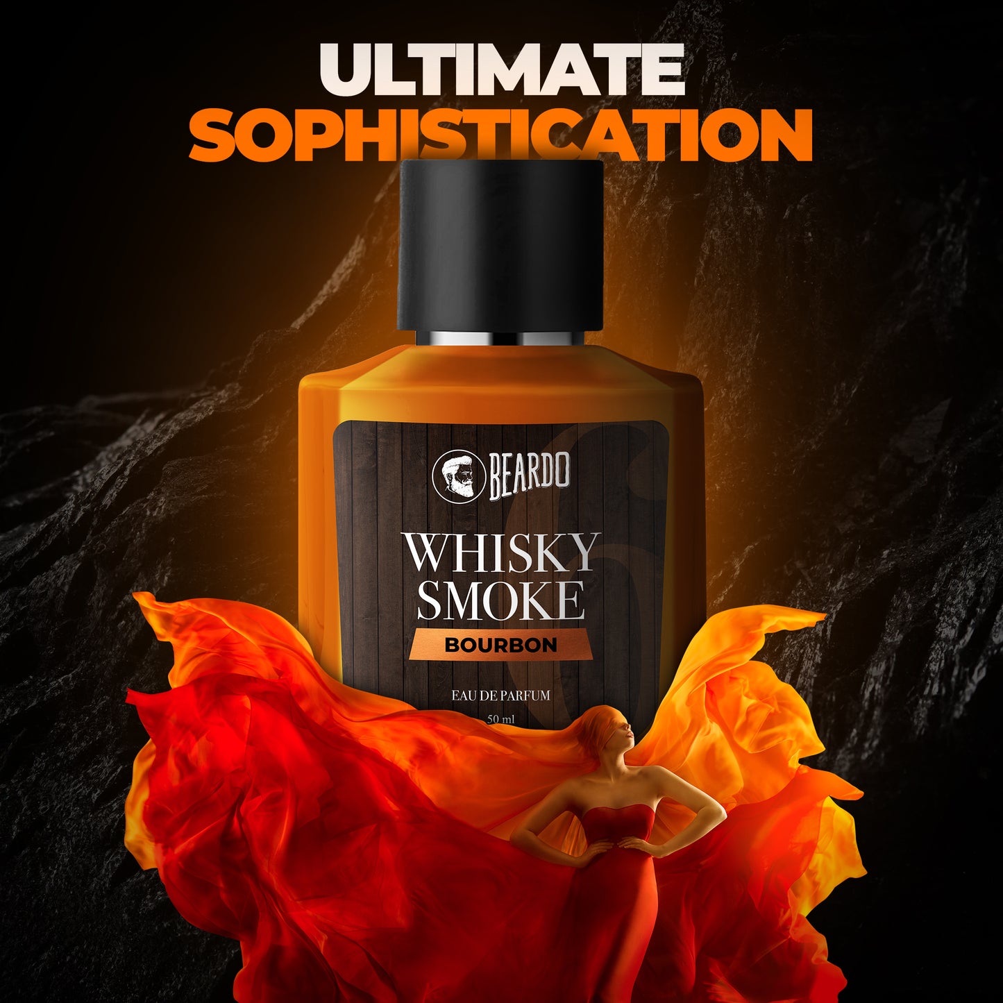 whisky smoke edp, edp for men, beardo whisky smoke