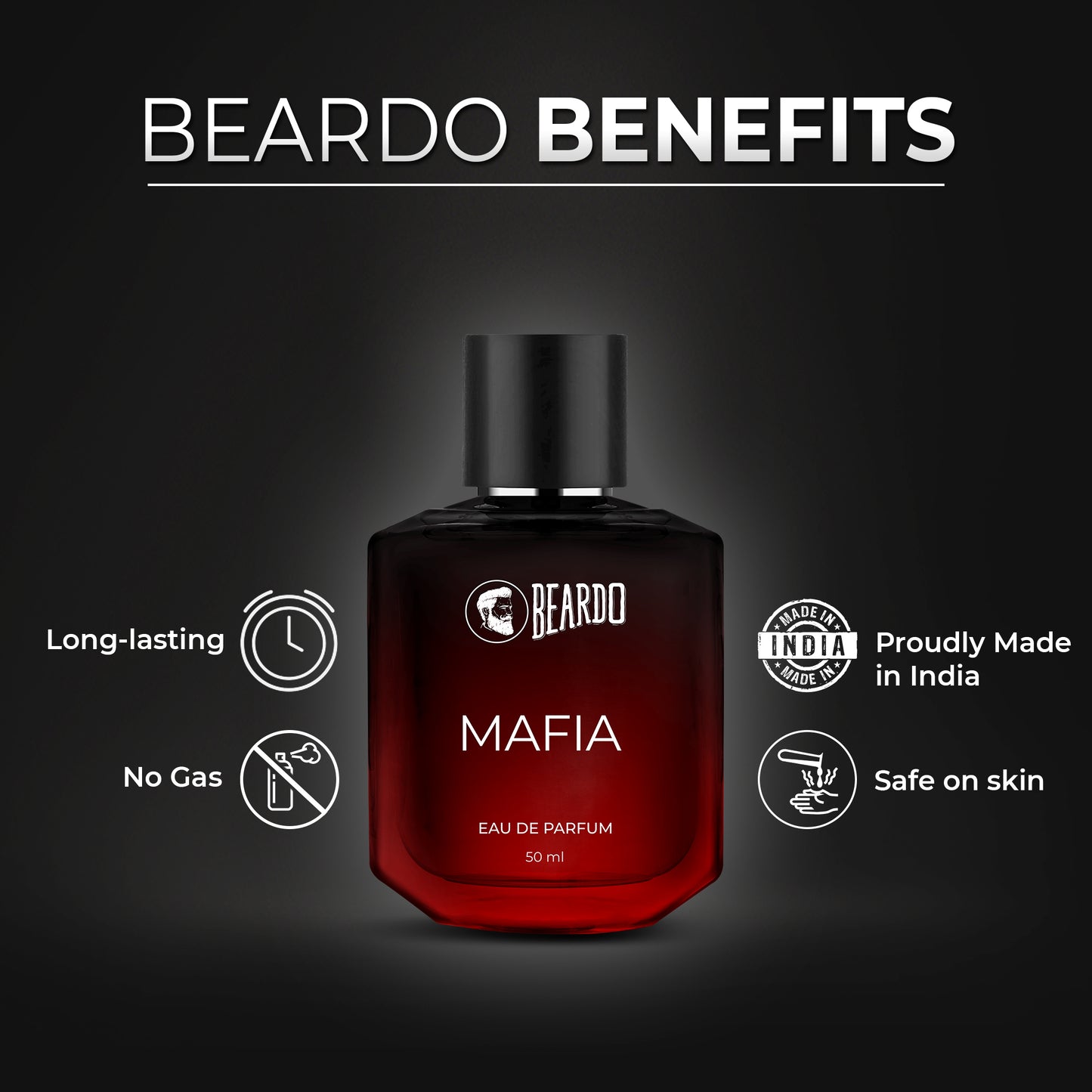 safe on skin, long lasting, no gas, made in india perfume