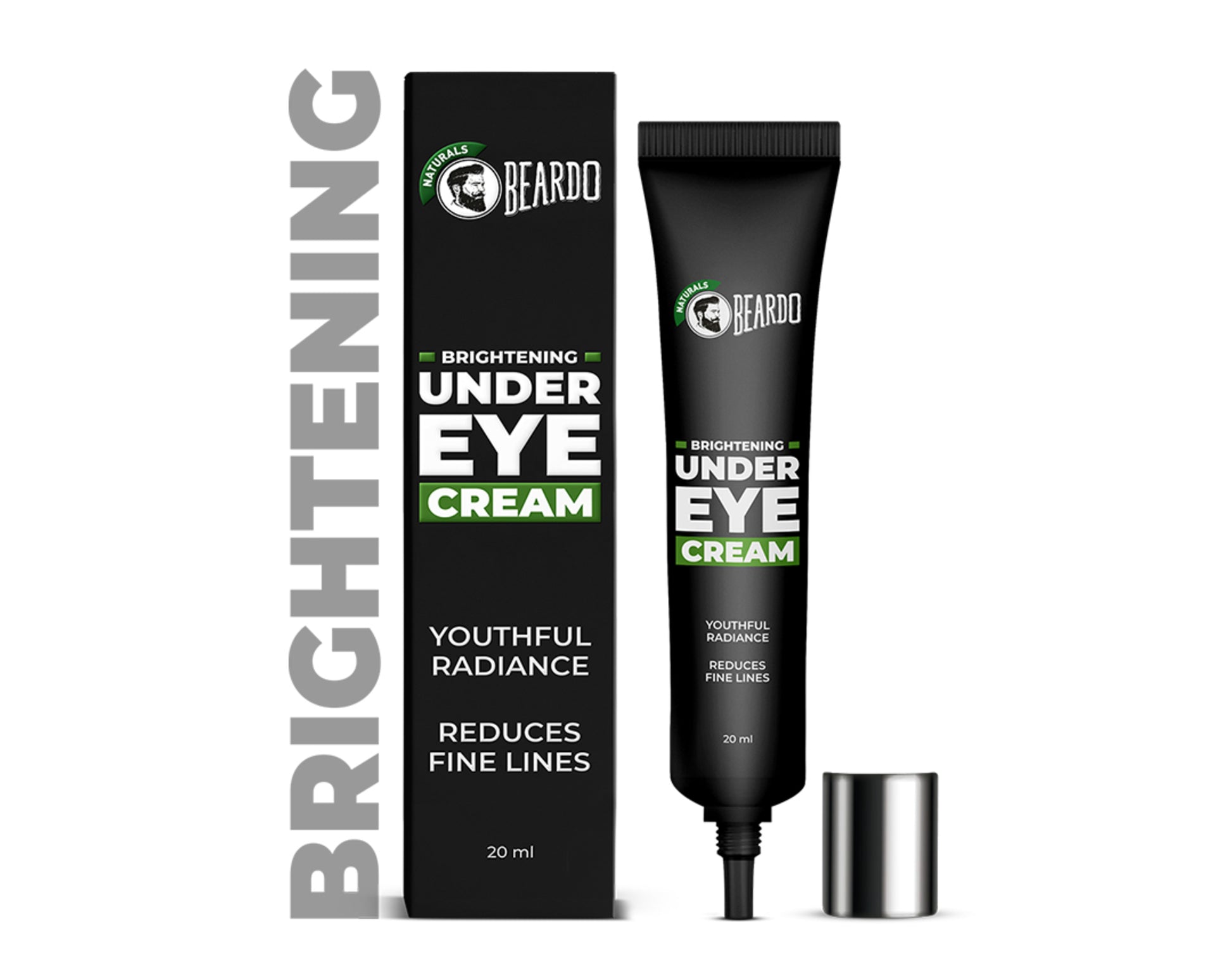 under eye cream for men, beardo under eye cream, fine lines in men, baggy eyes men, dark circles around eyes