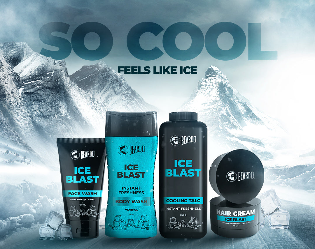 Beardo Ice Blast Cooling Talc