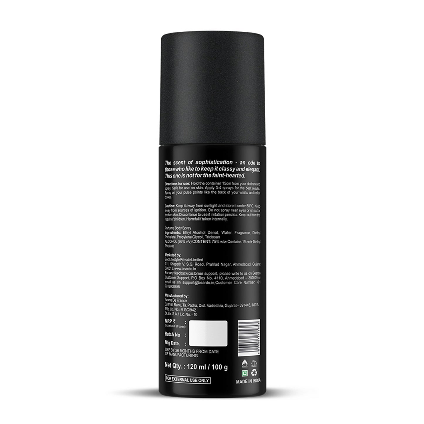 Beardo Day & Night Perfume Body Spray Combo