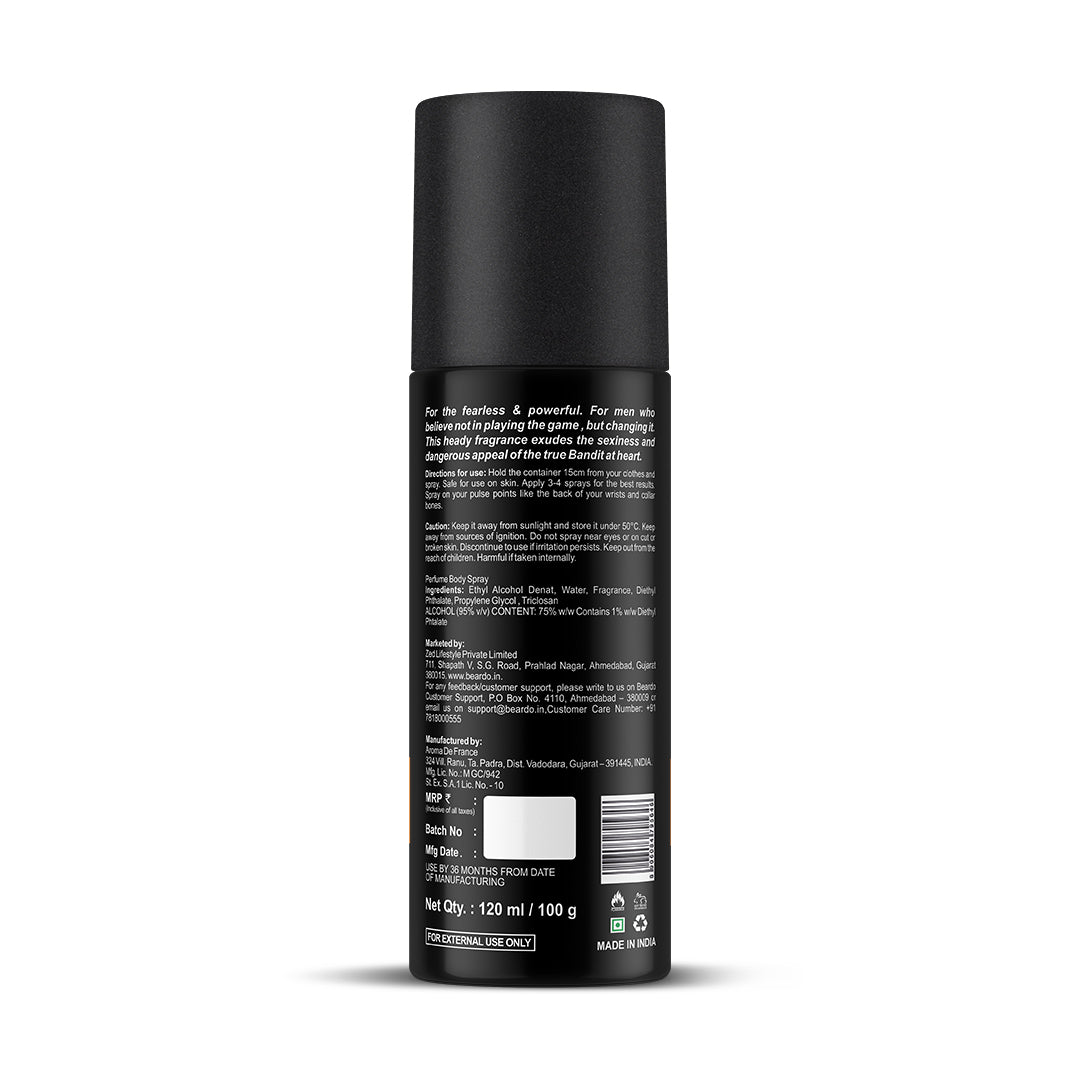 Beardo Iconic Perfume Body Spray Combo