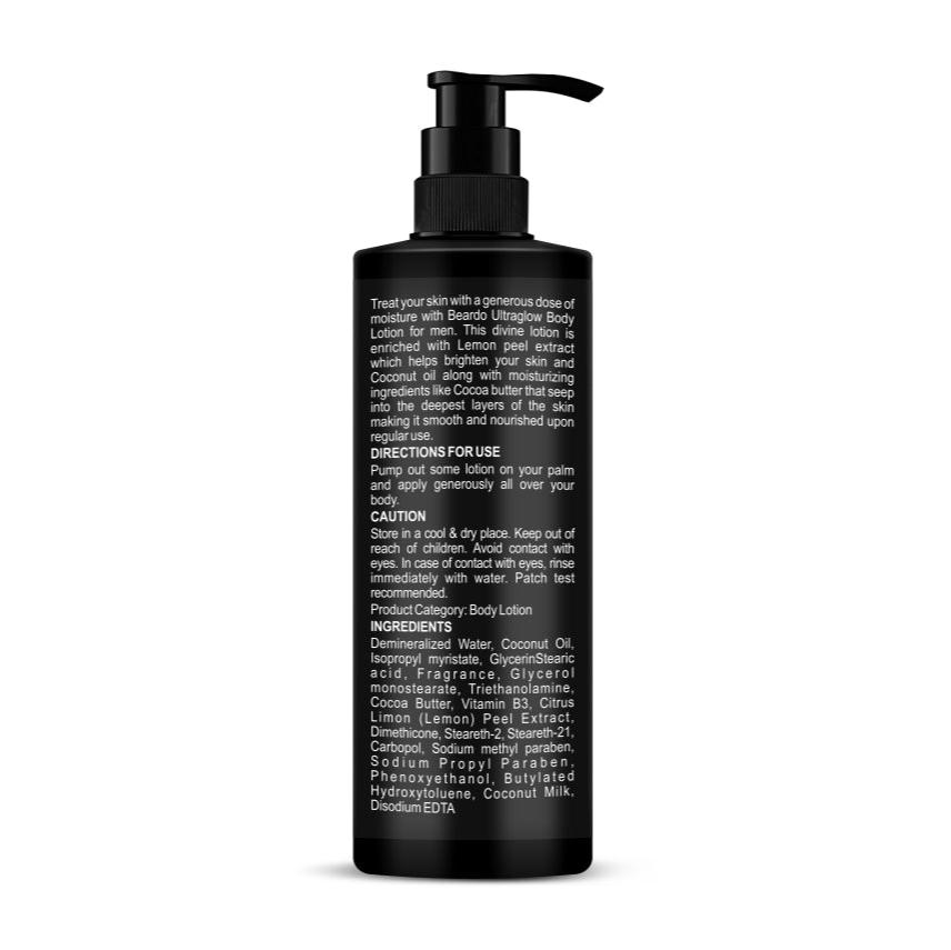 Beardo Ultraglow Body Lotion for Men (2x250ml)