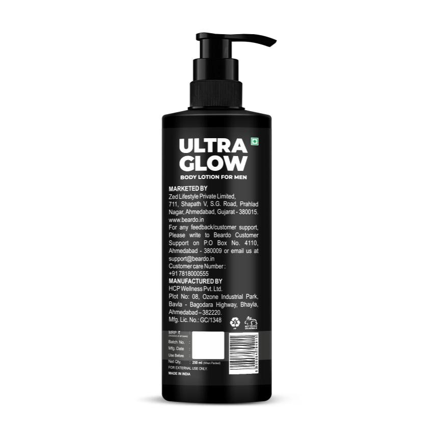 Beardo Ultraglow Body Lotion for Men (2x250ml)