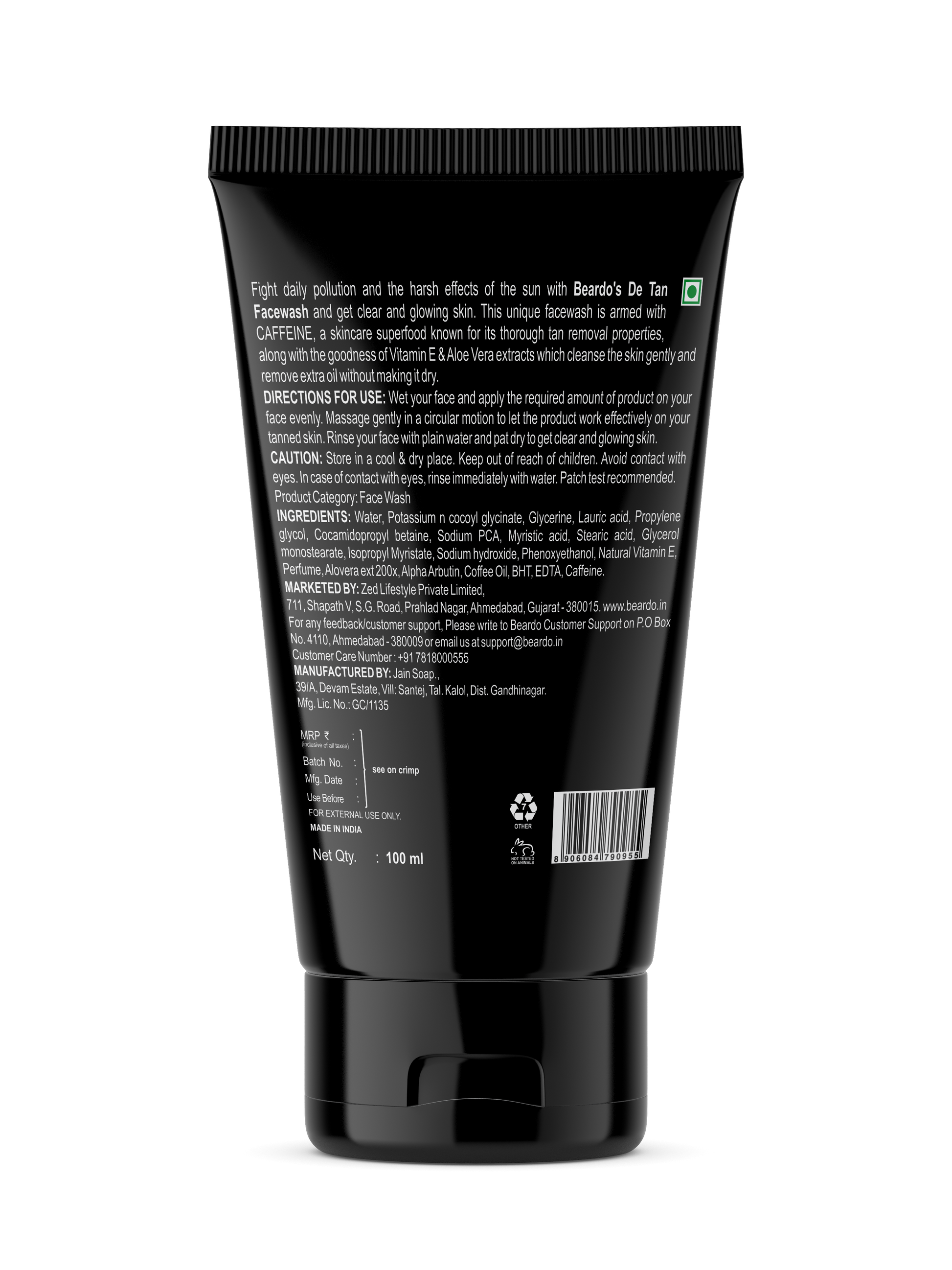 Beardo De-Tan Bodywash & De-Tan Facewash Combo