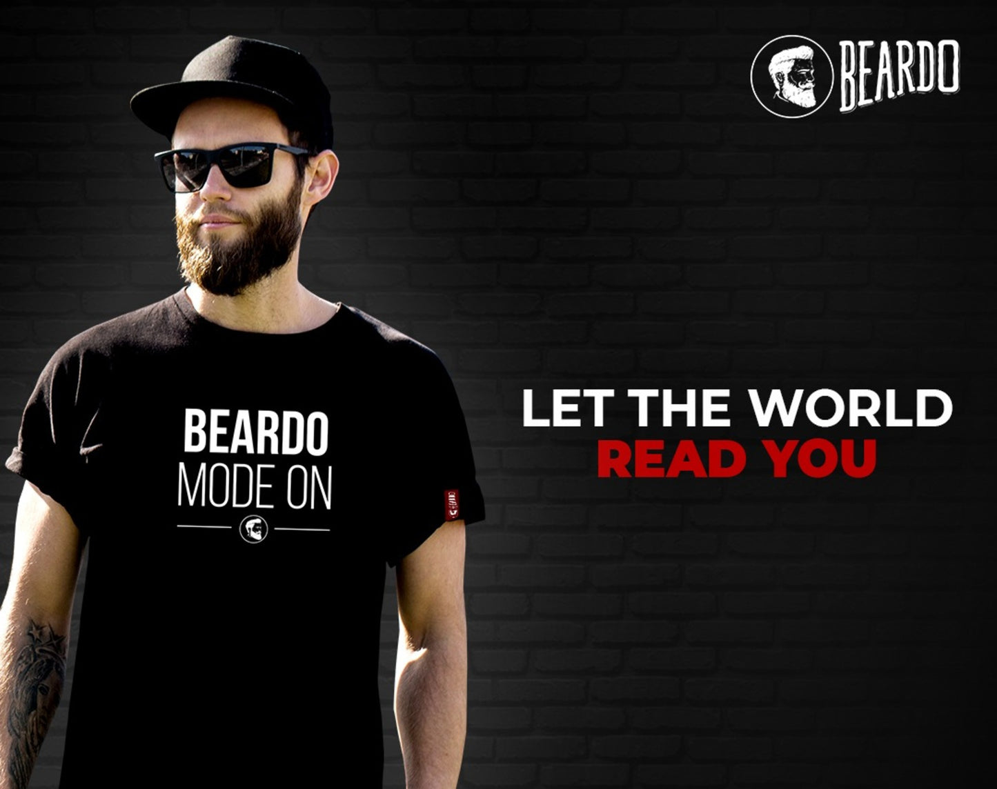 Beardo T-shirt BEARDO MODE ON