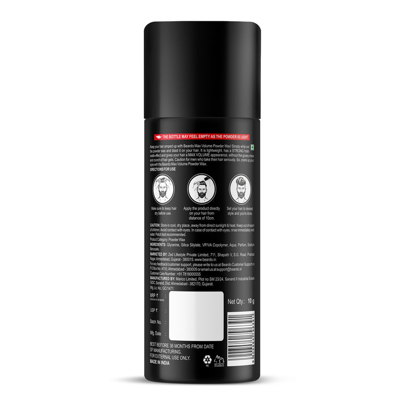 Max Volume Powder Wax (Pack of 2)