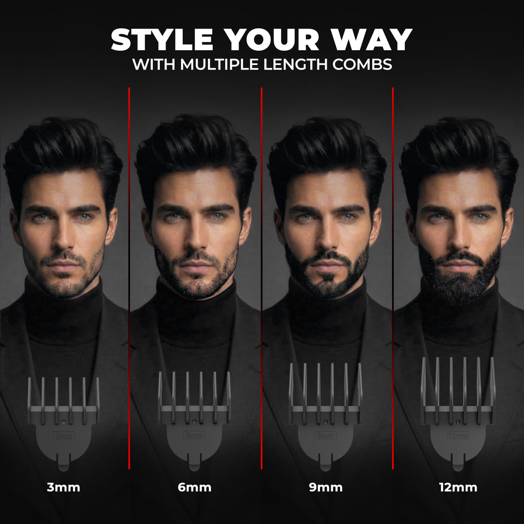 Beardo Godfather Multi-grooming Trimmer Kit – grooming results and lifestyle