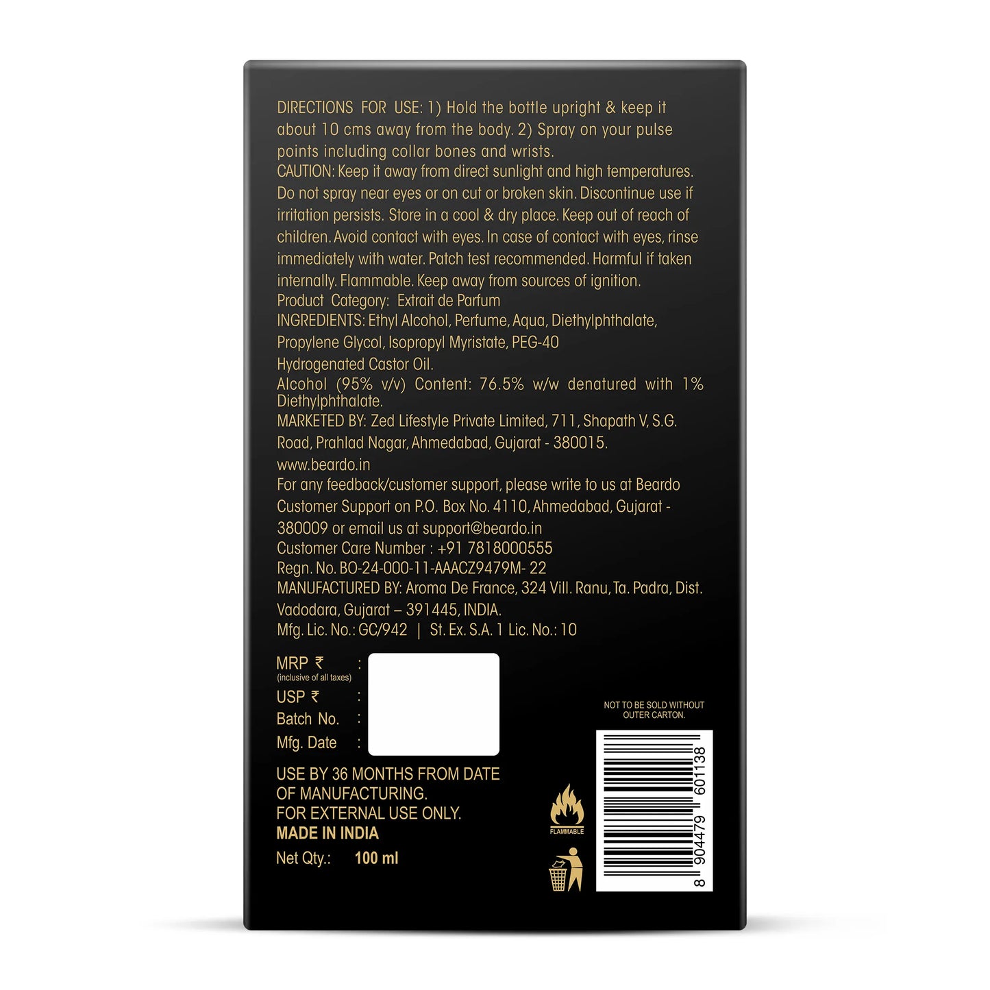 Beardo Alpha Leather Elixir (100ml)