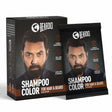Beardo Shampoo Color for Hair and Beard (Dark Brown) – hair shampoo for men