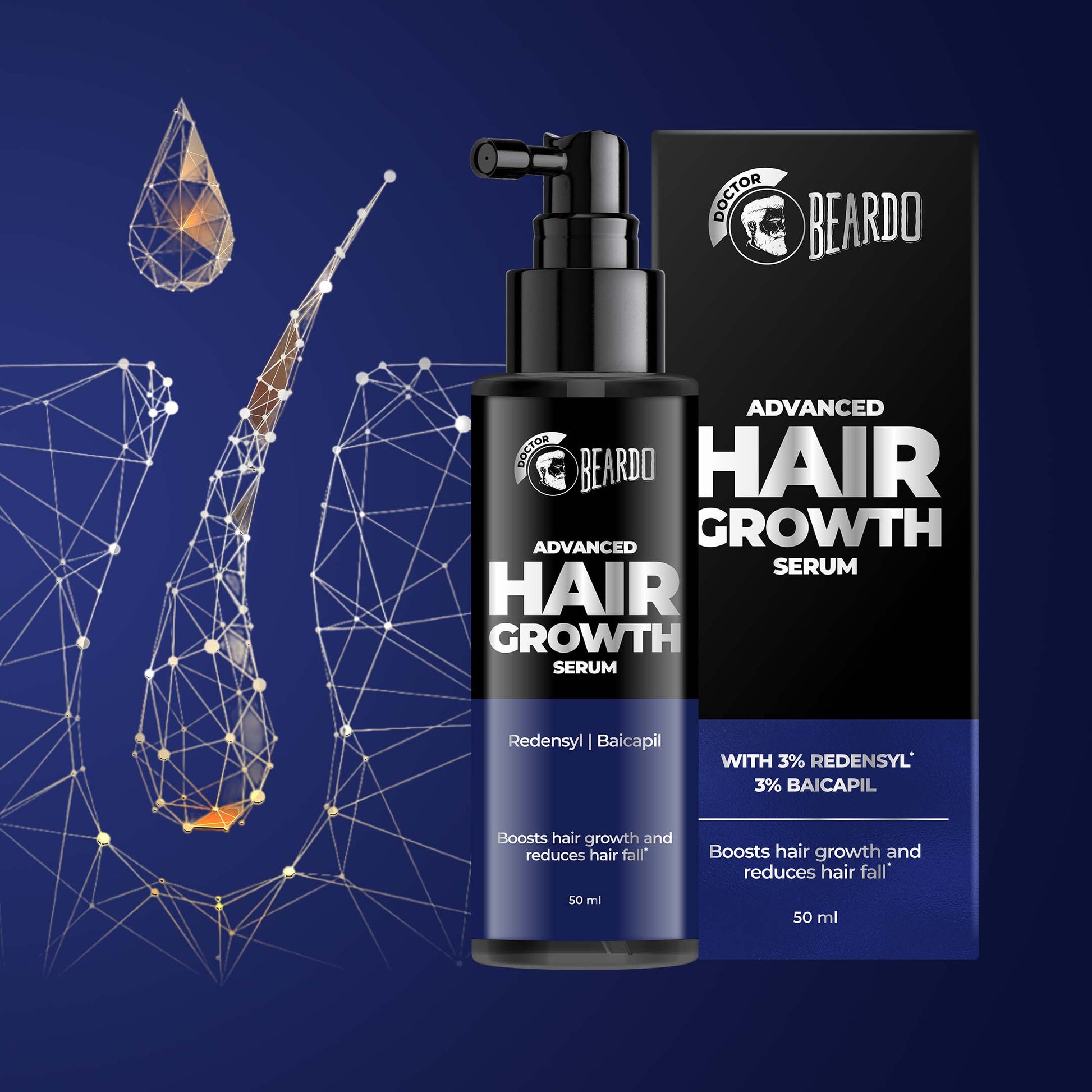 Beardo Advanced Hair Growth Serum (50ml)