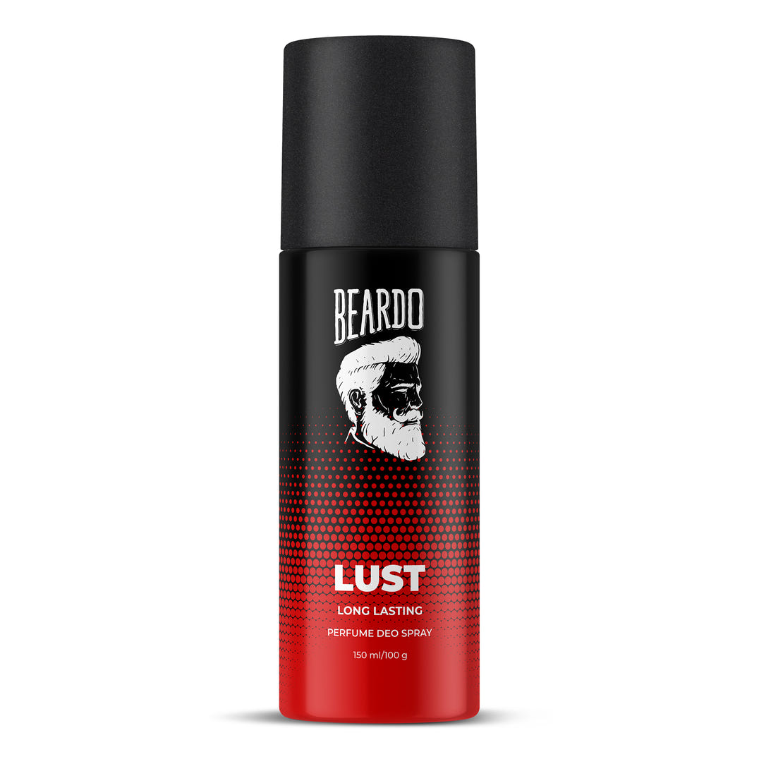 Beardo Lust Perfume Deo Spray (150ml) – long-lasting perfume EDP for men