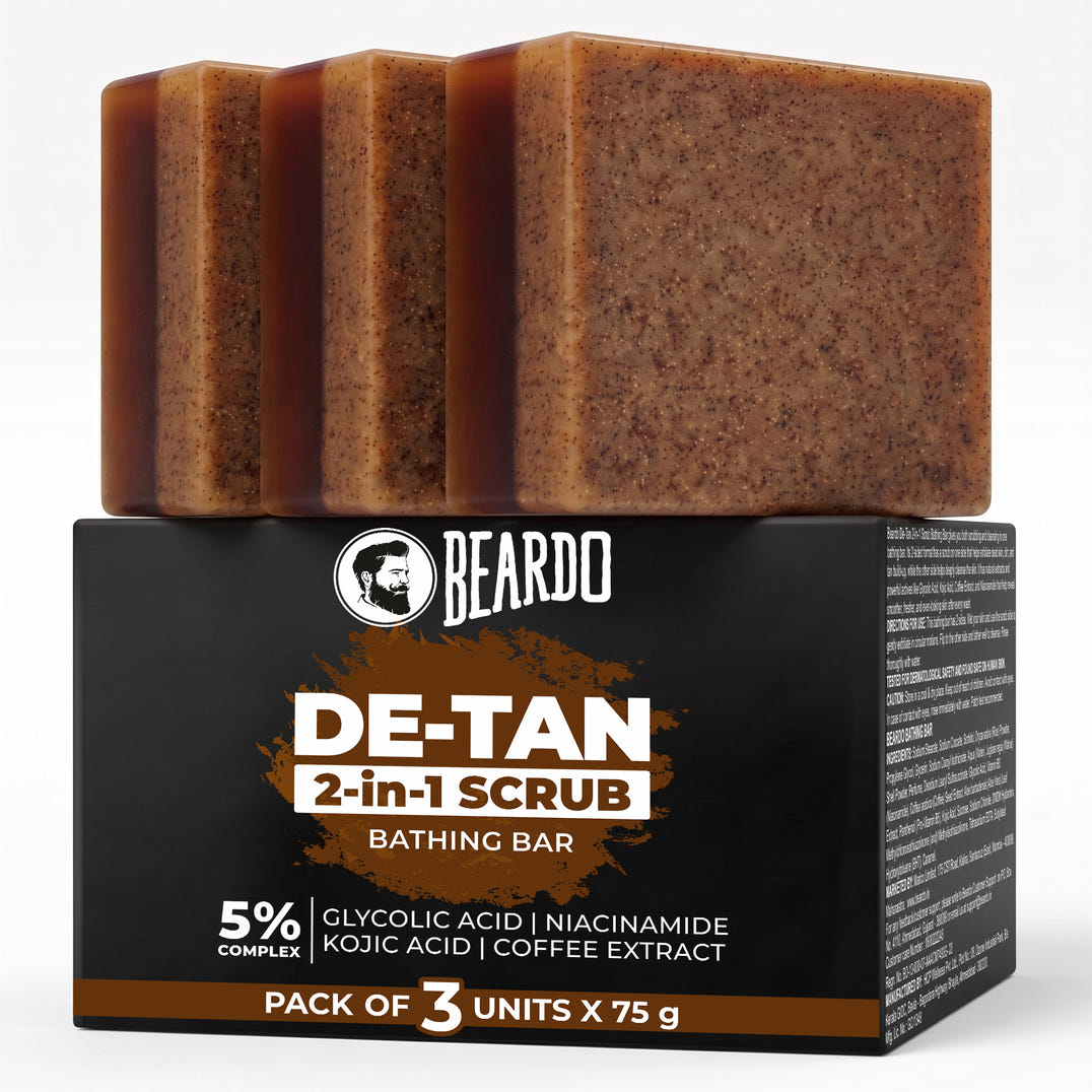 De-Tan 2 in 1 Scrub Soap (Pack of 3)