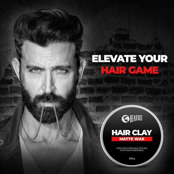 Beardo HAIR CLAY Wax For Men Strong Hold Beardo India