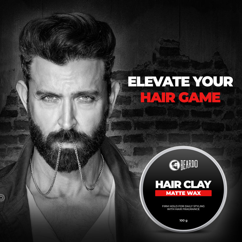 Beardo HAIR CLAY Wax For Men Strong Hold Beardo India