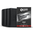 Beardo Charcoal Musk Soap Pack of 3 (Pack of 3) – cleansing soap bar for men