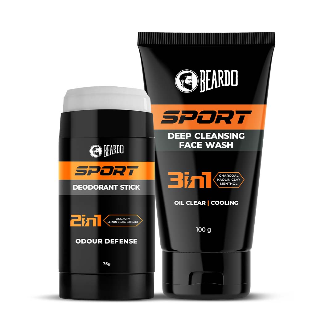 Beardo Sport Gym Ready Combo