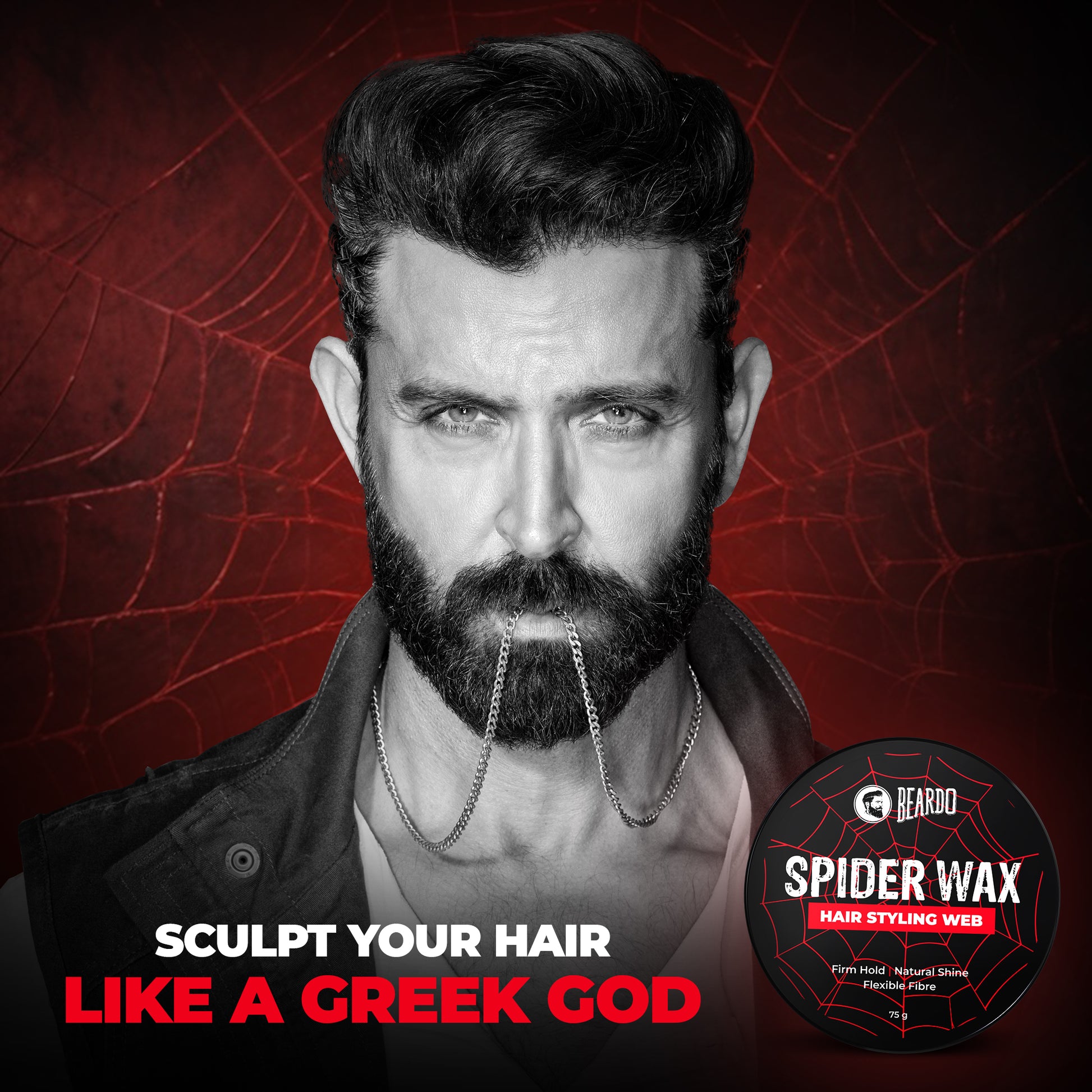 Beardo Spider Wax Hair Styling Web (75g)