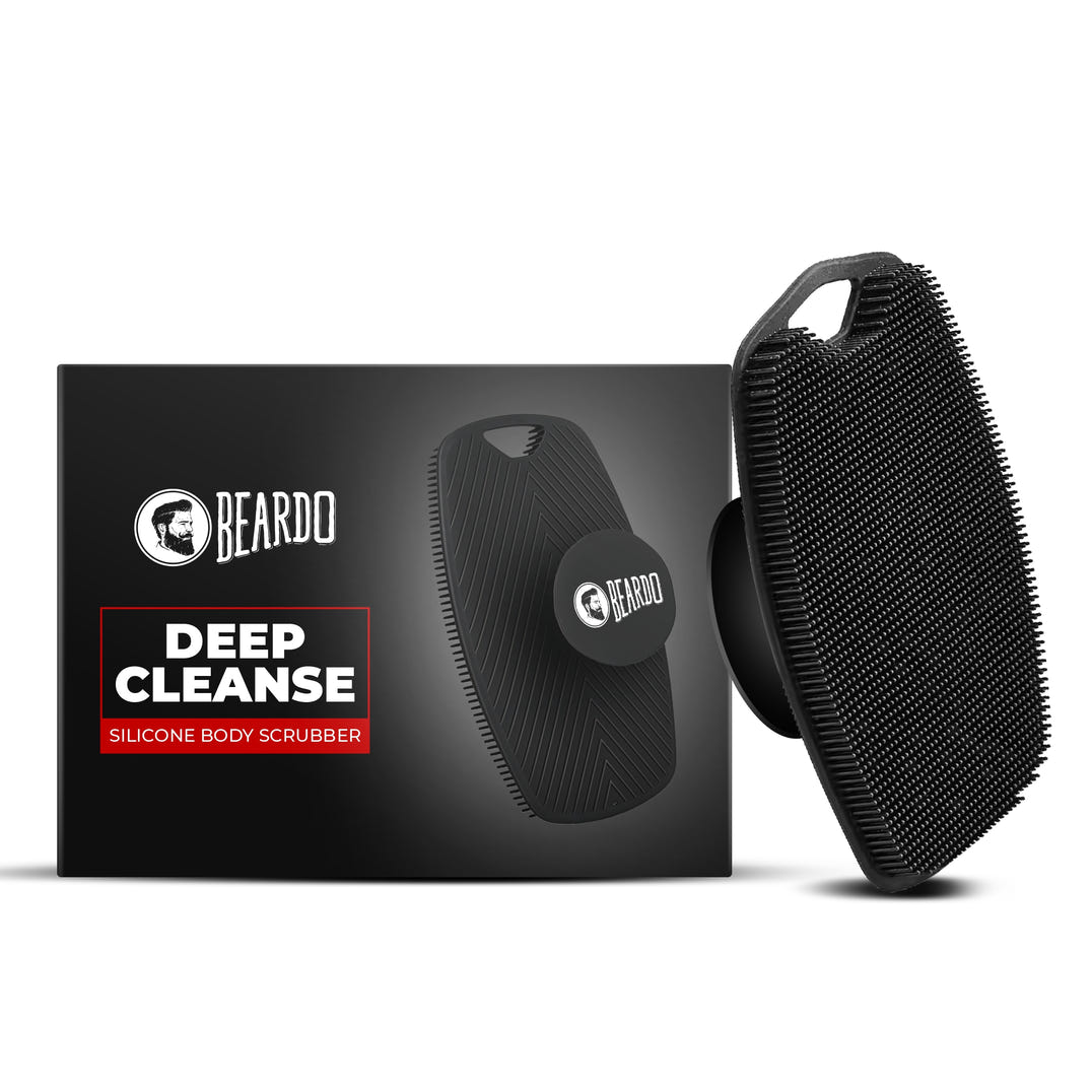 Beardo Deep Cleansing Silicone Body Scrubber – body wash for men