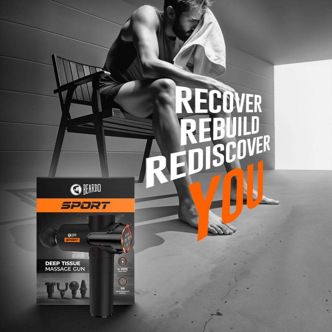 Beardo Sport Deep Tissue Massage Gun – key ingredients and benefits