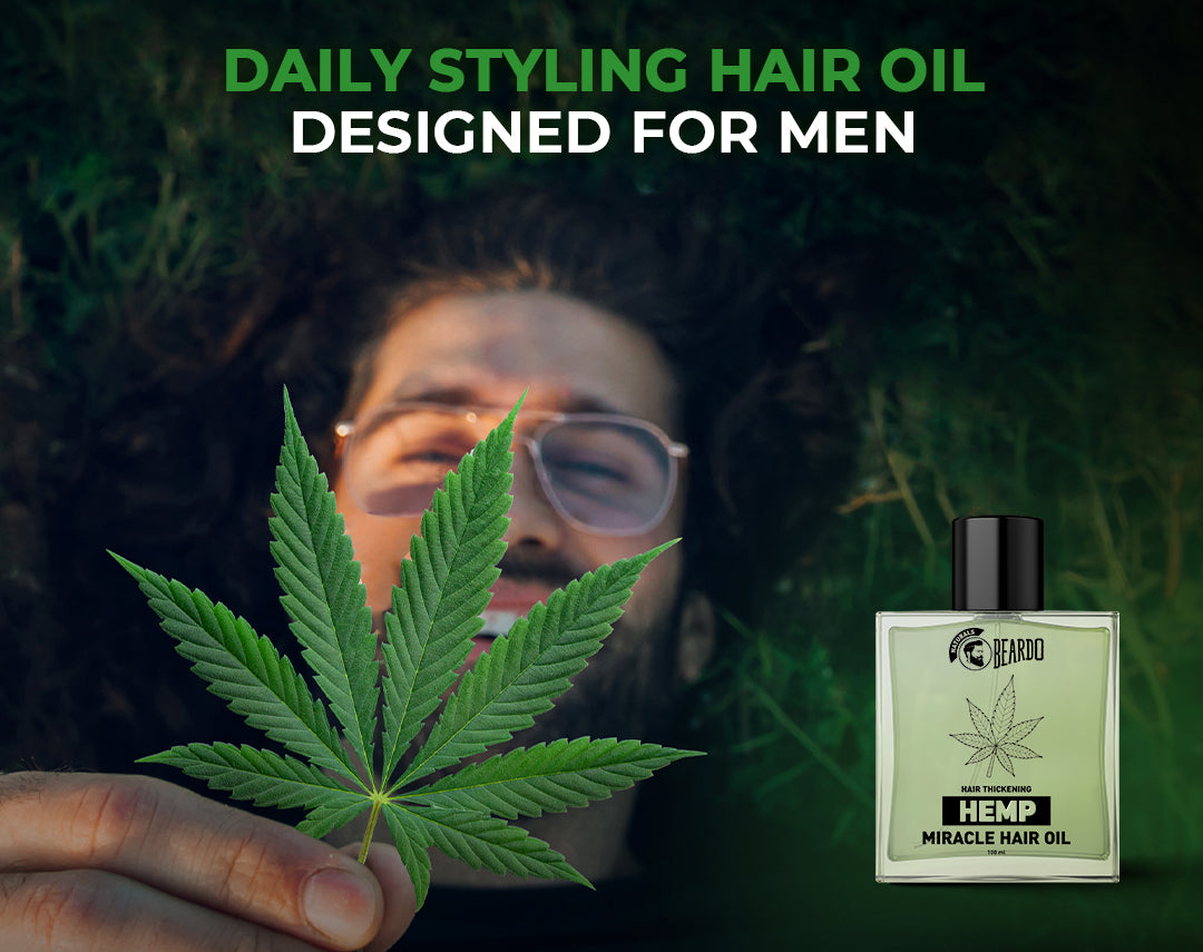 Beardo HEMP Styling Hair Oil For Men