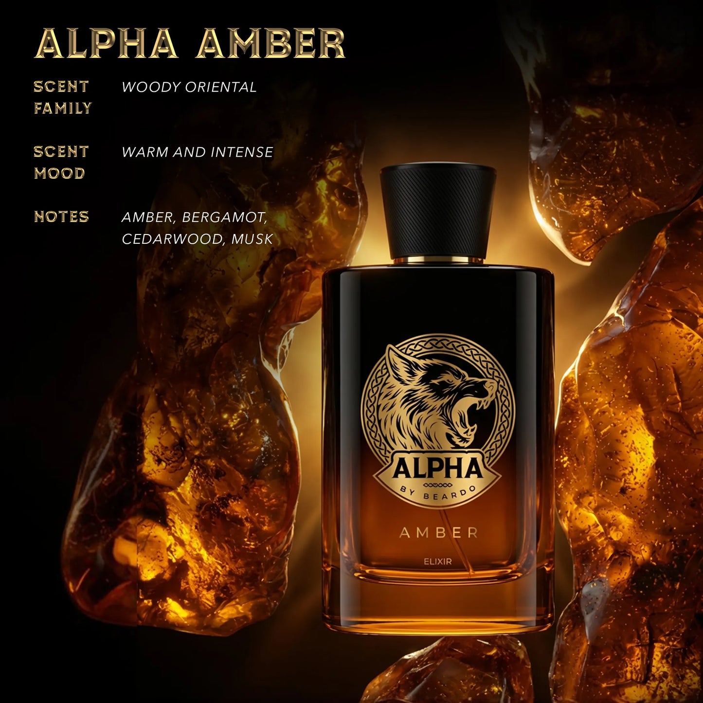 Beardo Alpha Amber Elixir (100ml)